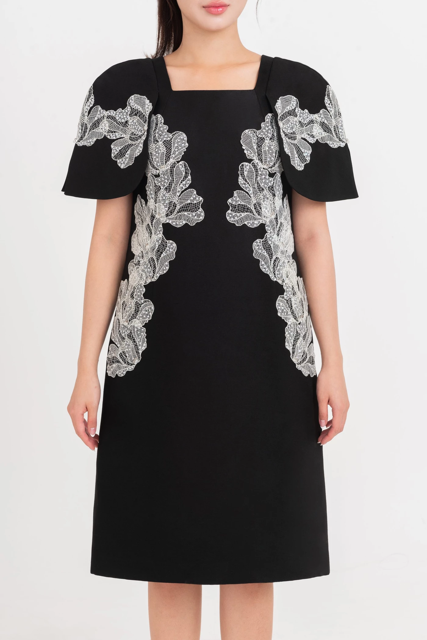 Embroided Blossom - Đầm dạ hội Organza