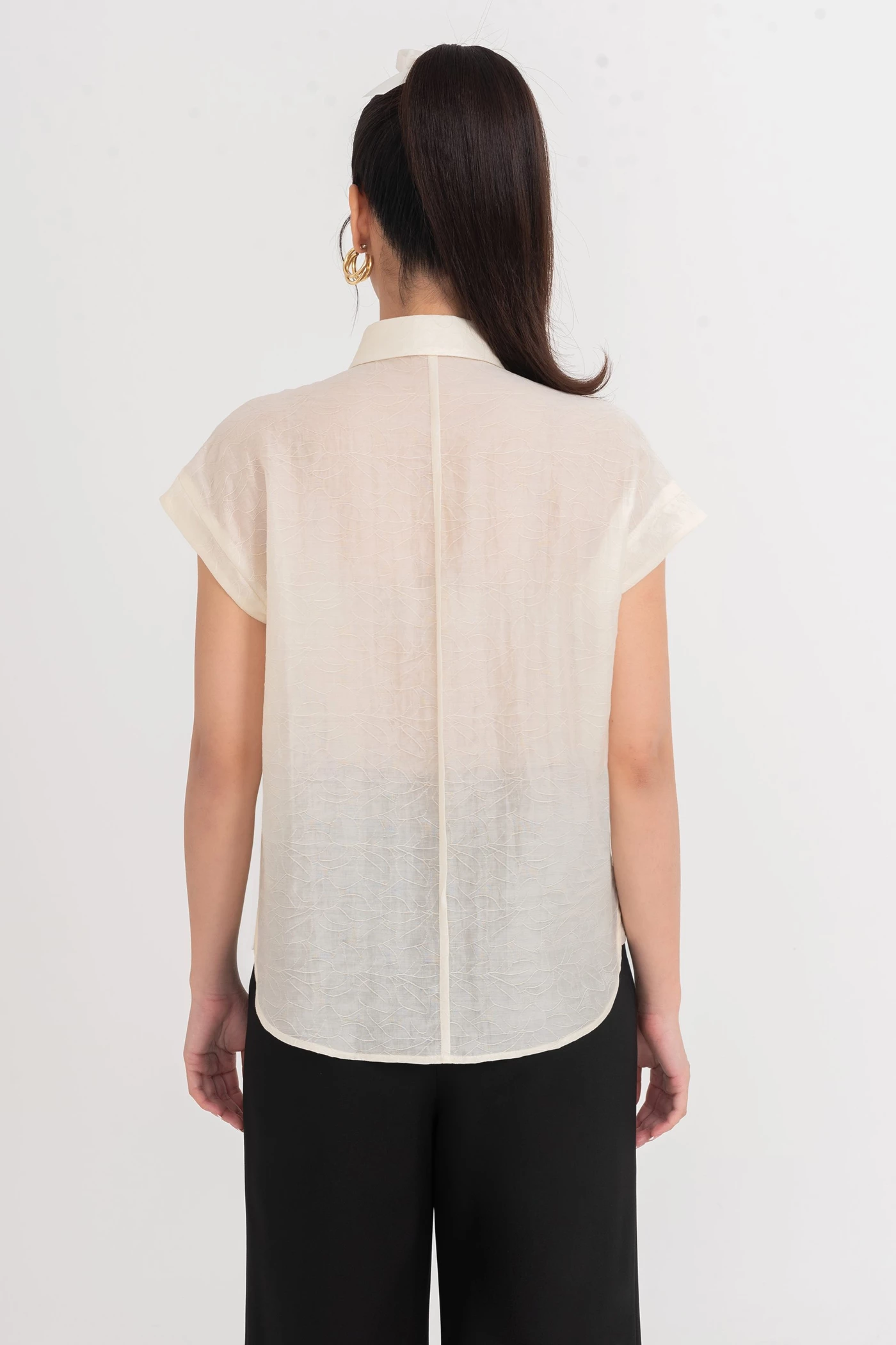 Ivory Blouse - Áo sơ mi Tencel