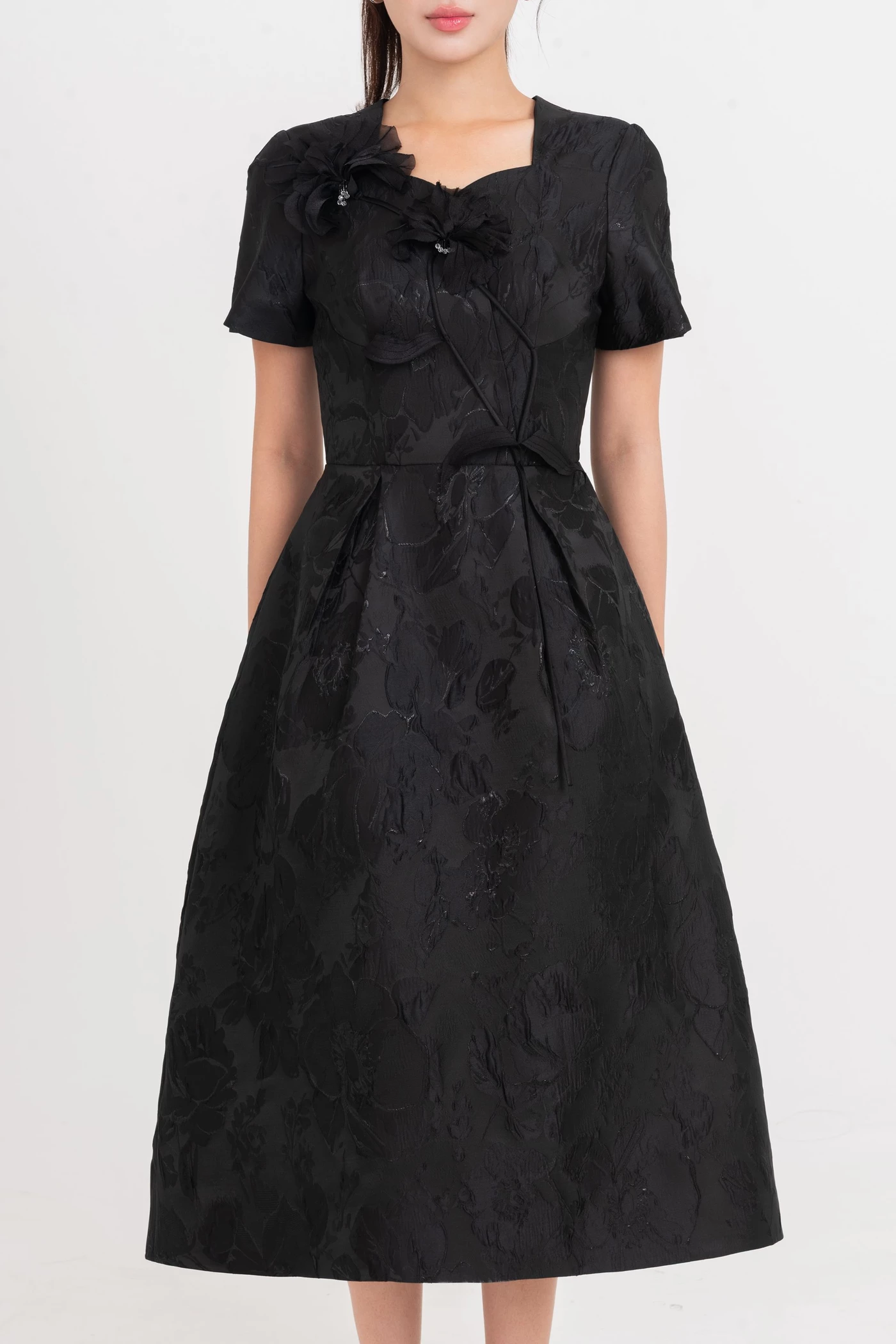 Noir Floras - Đầm dạ hội Organza