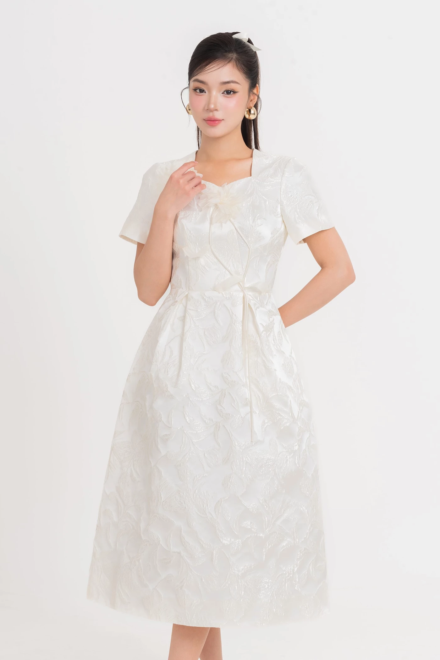 Noir Floras - Đầm dạ hội Organza