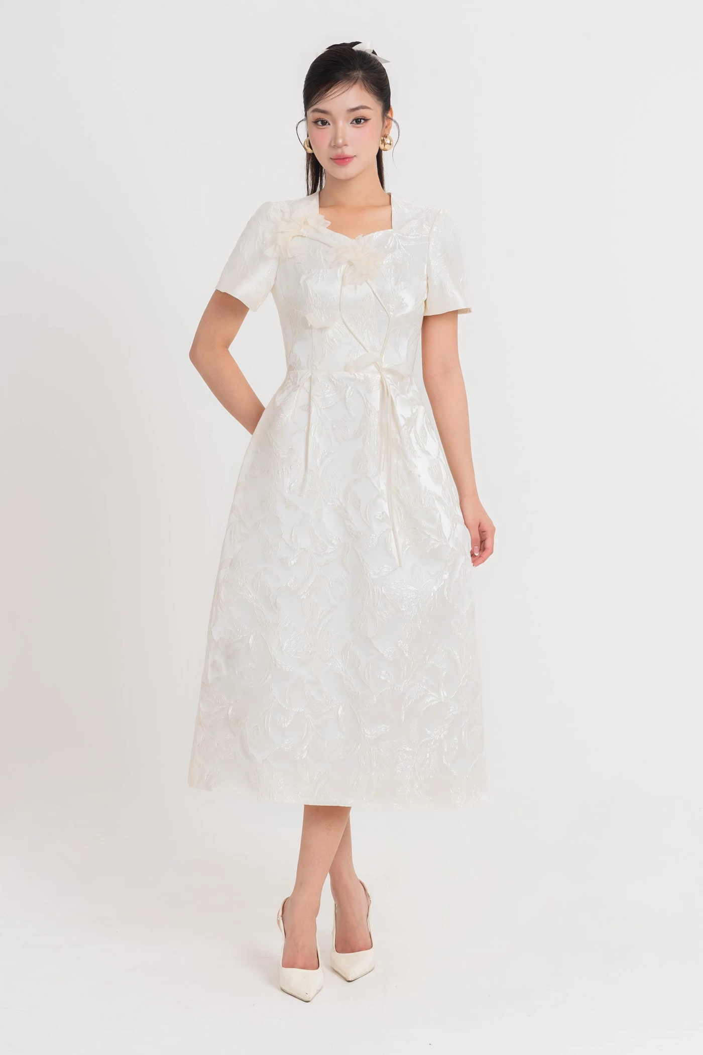 Noir Floras - Đầm dạ hội Organza