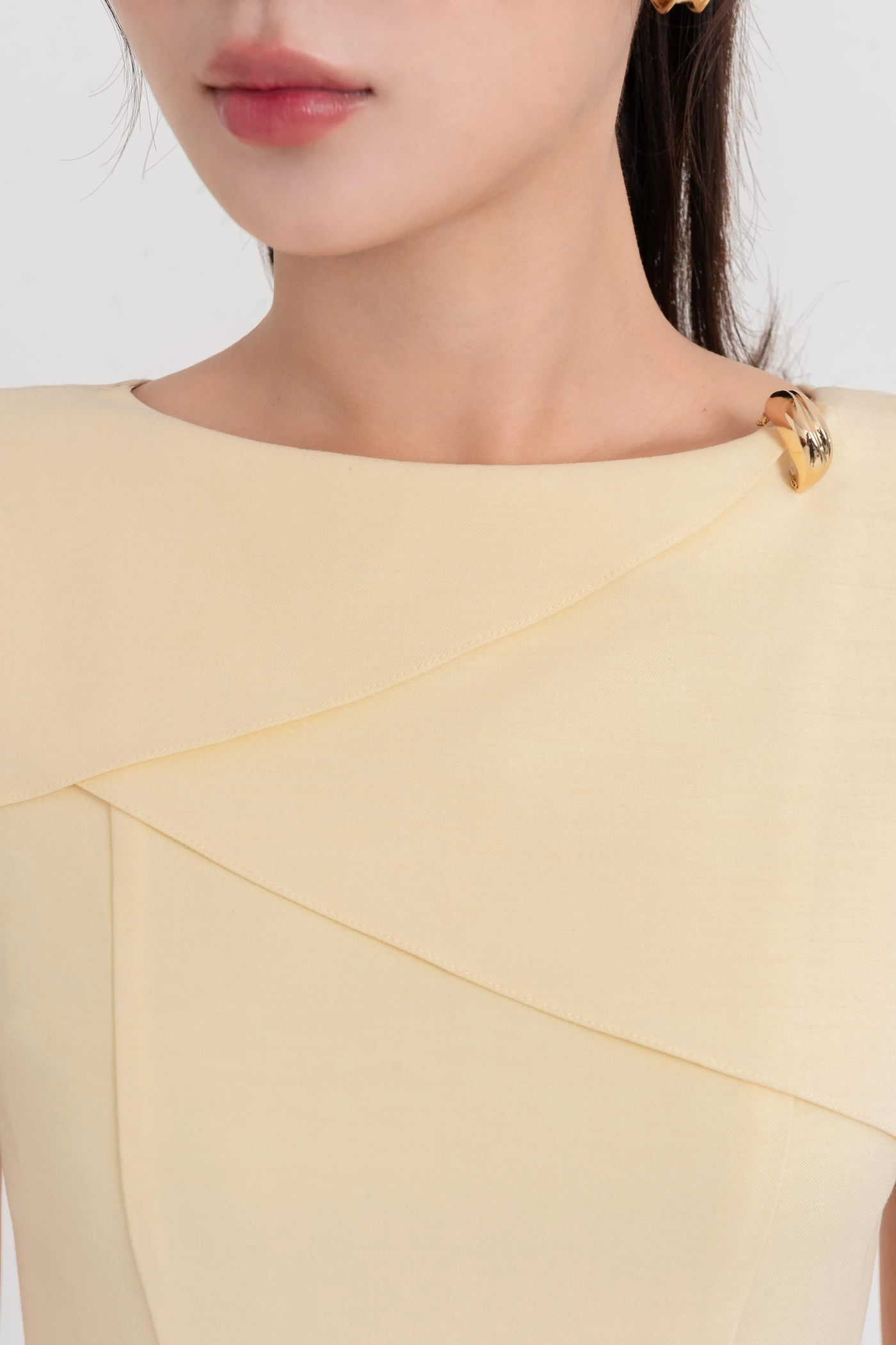 Shoulder Midi Dress - Đầm ôm Tuytsi
