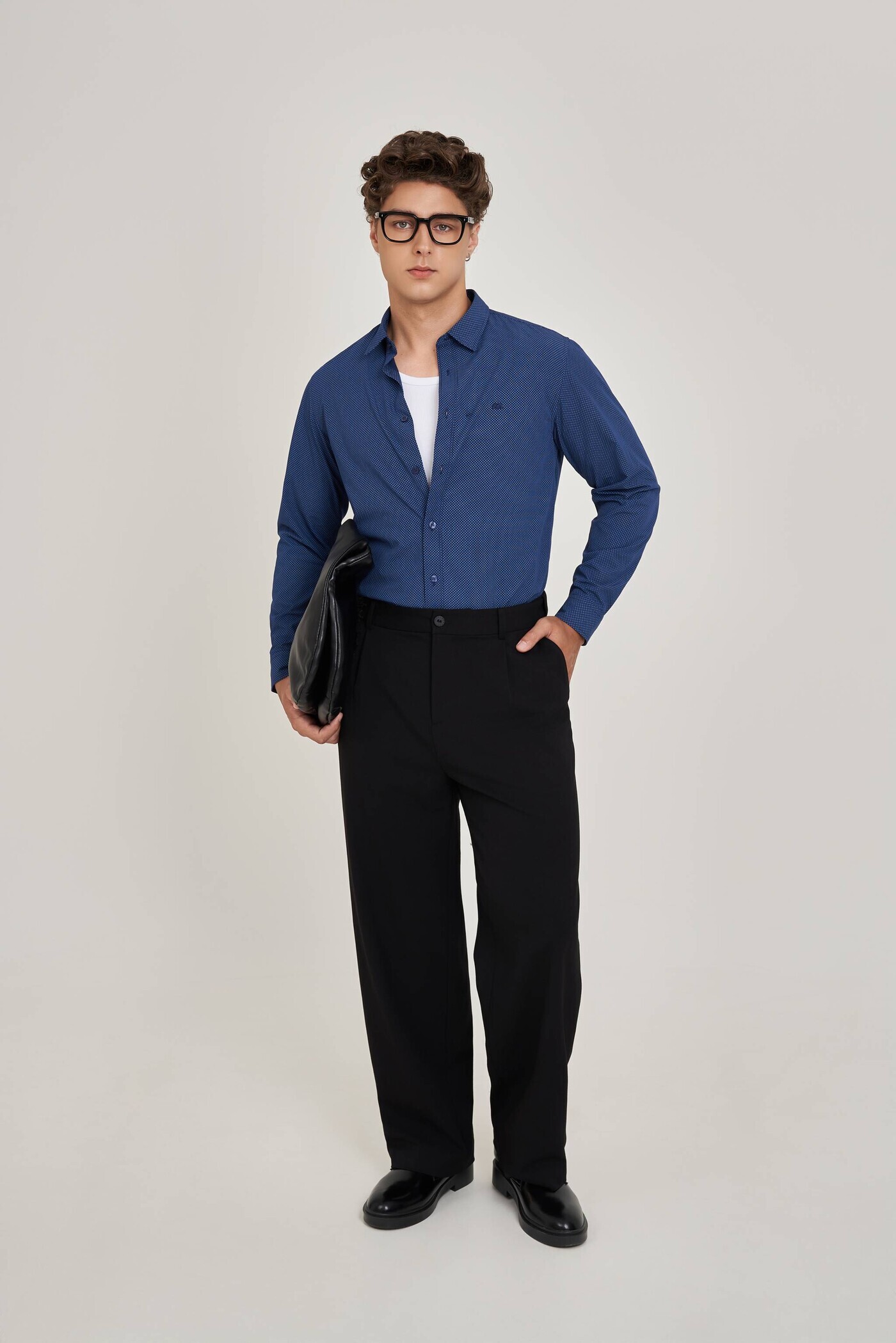 Áo sơ mi kẻ tay dài