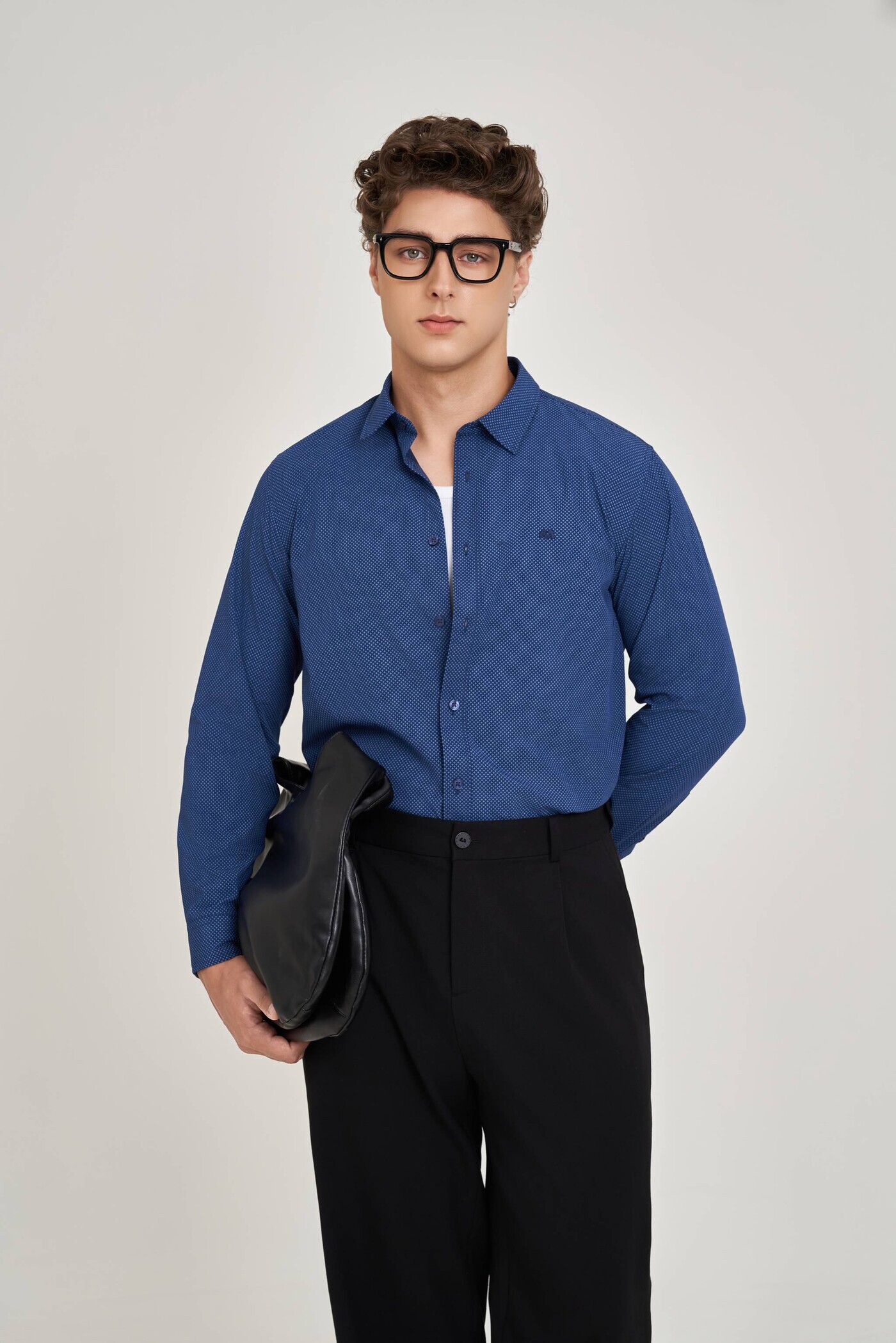 Áo sơ mi kẻ tay dài