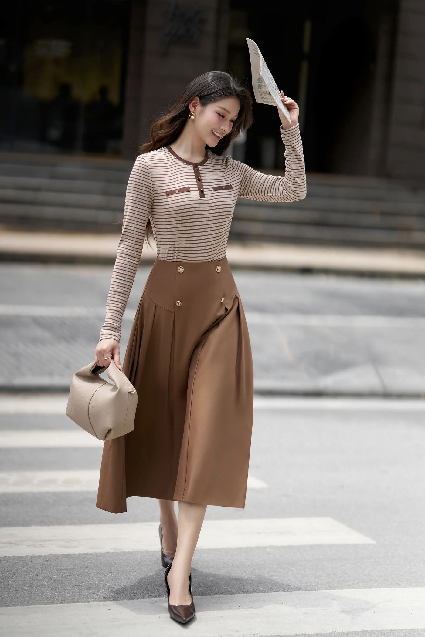 Chân váy xòe Retro Chic