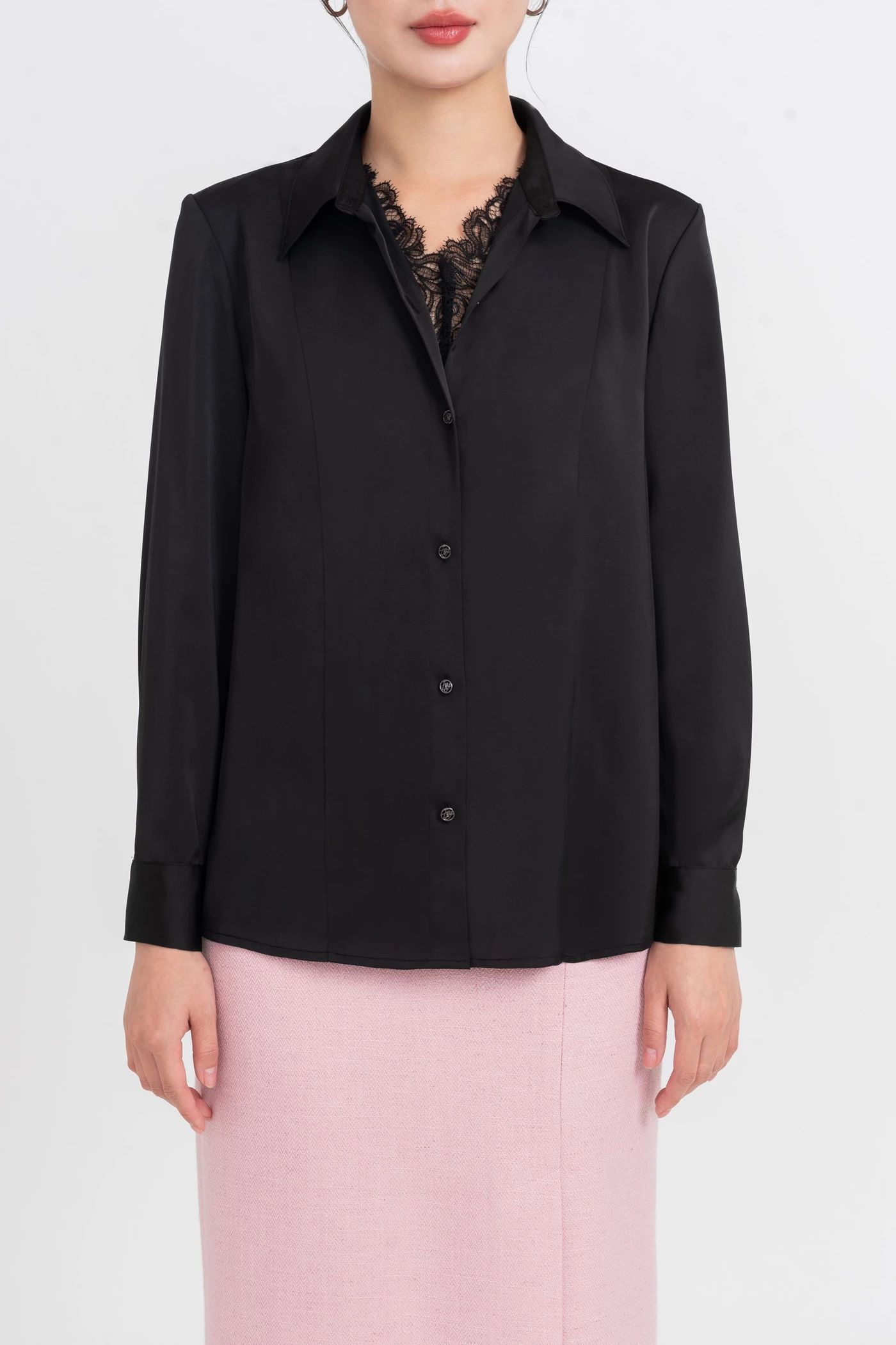 Áo sơ mi Lace Collar