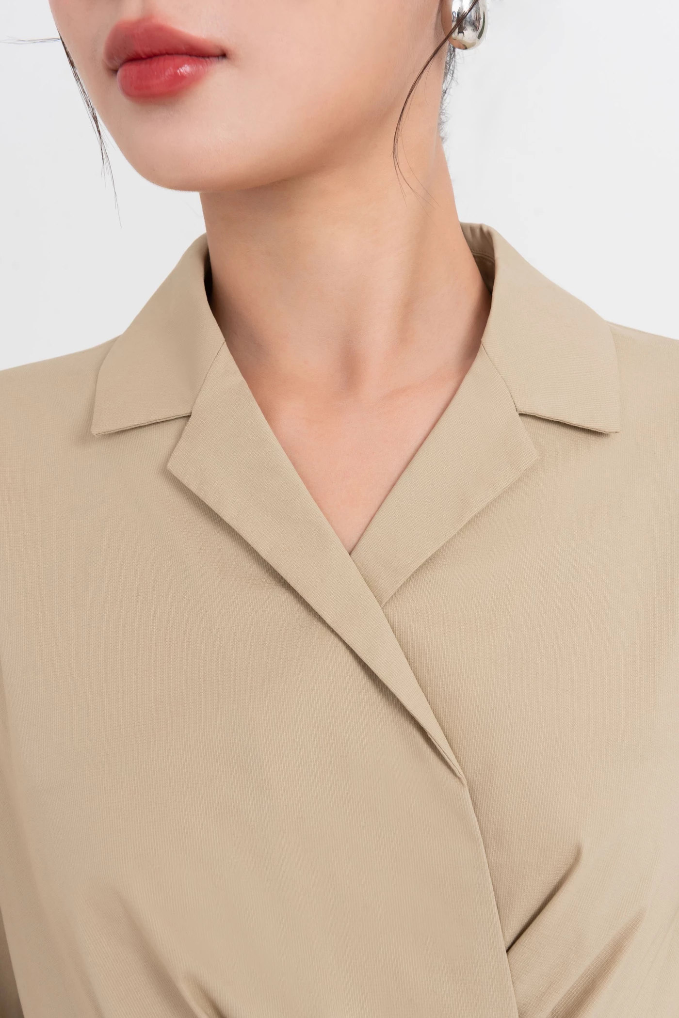 Đầm xòe Khaki Sandy Chic