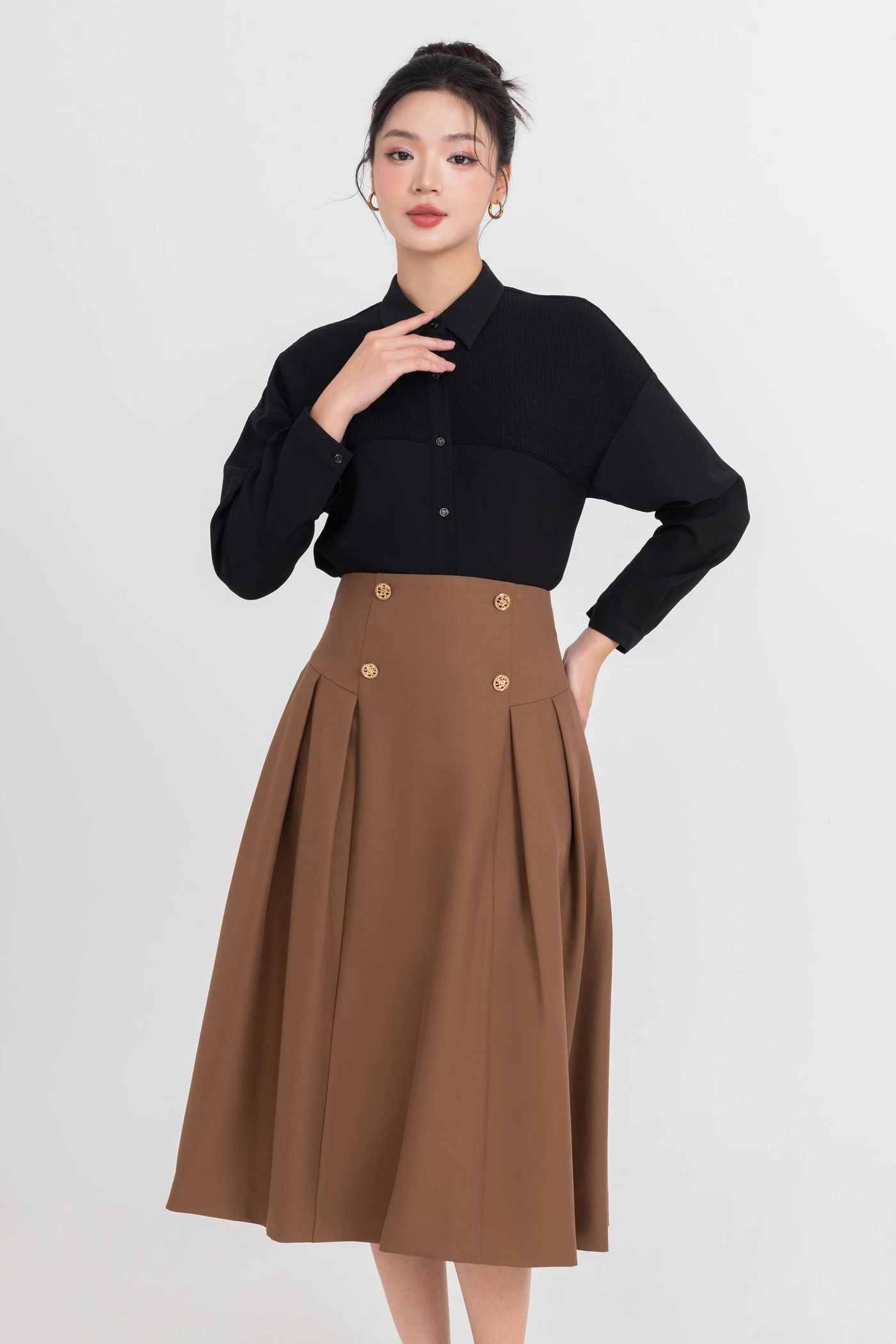 Chân váy xòe Retro Chic