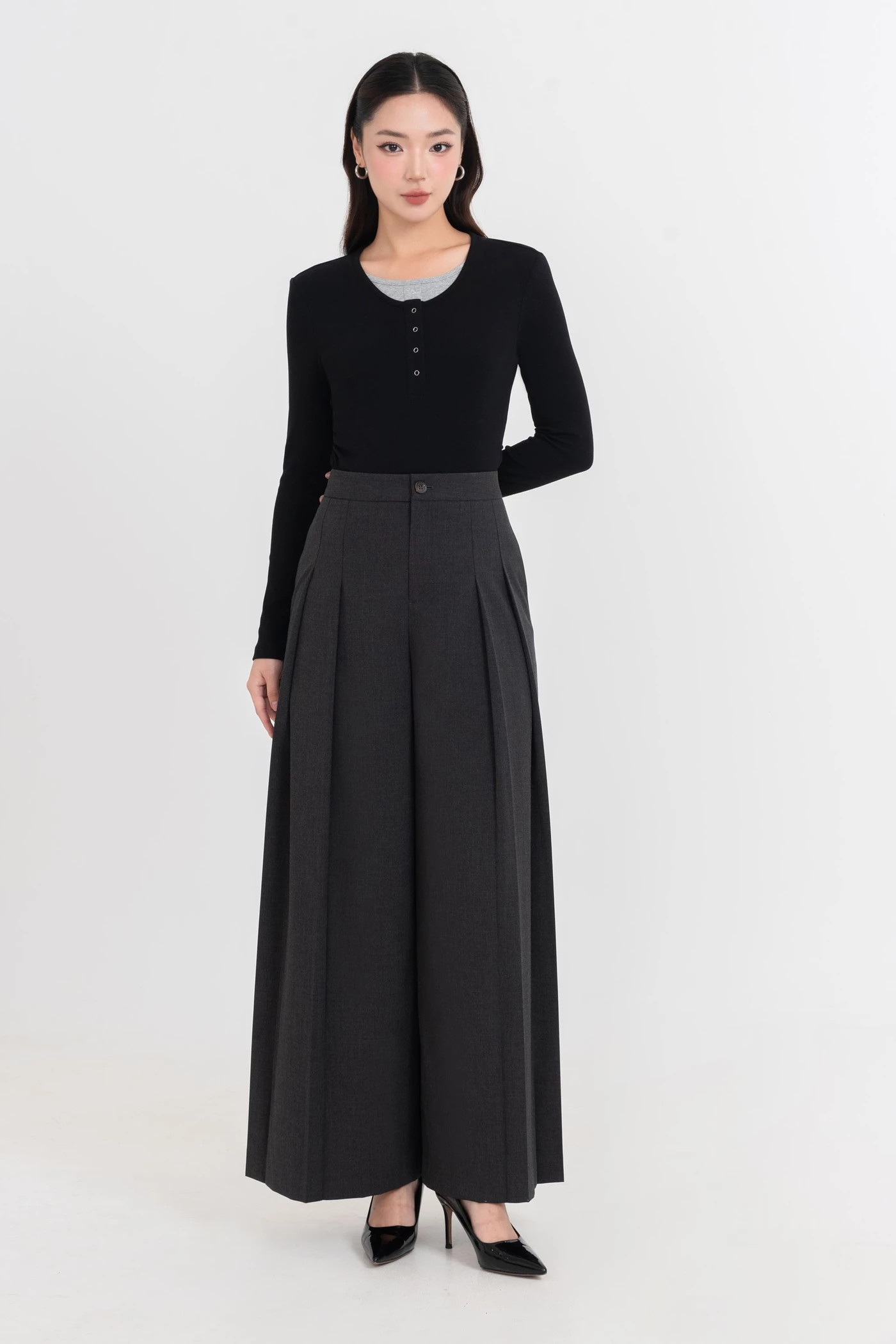 Áo thun dài tay Basic Chic