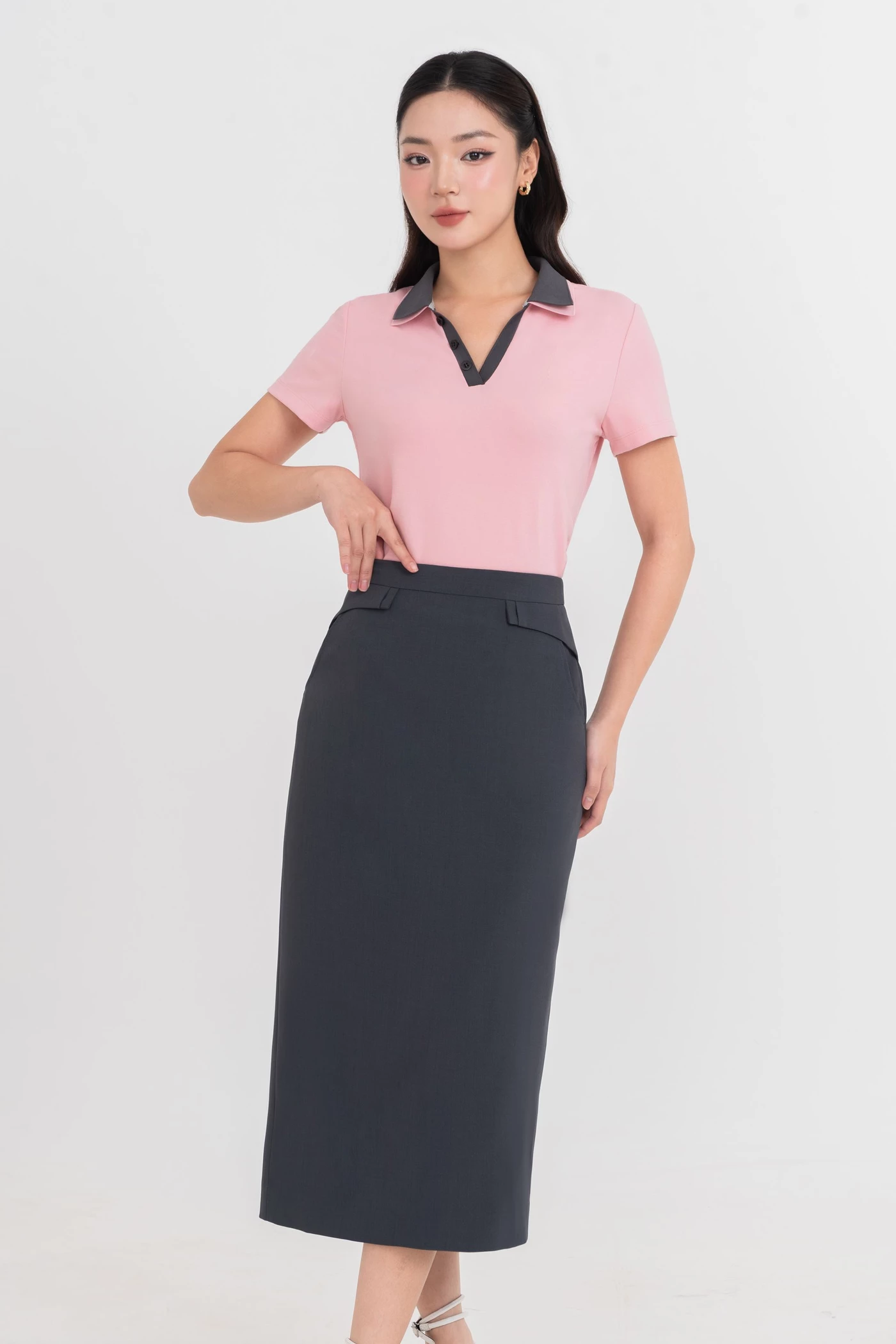 Áo Polo Peony Casual