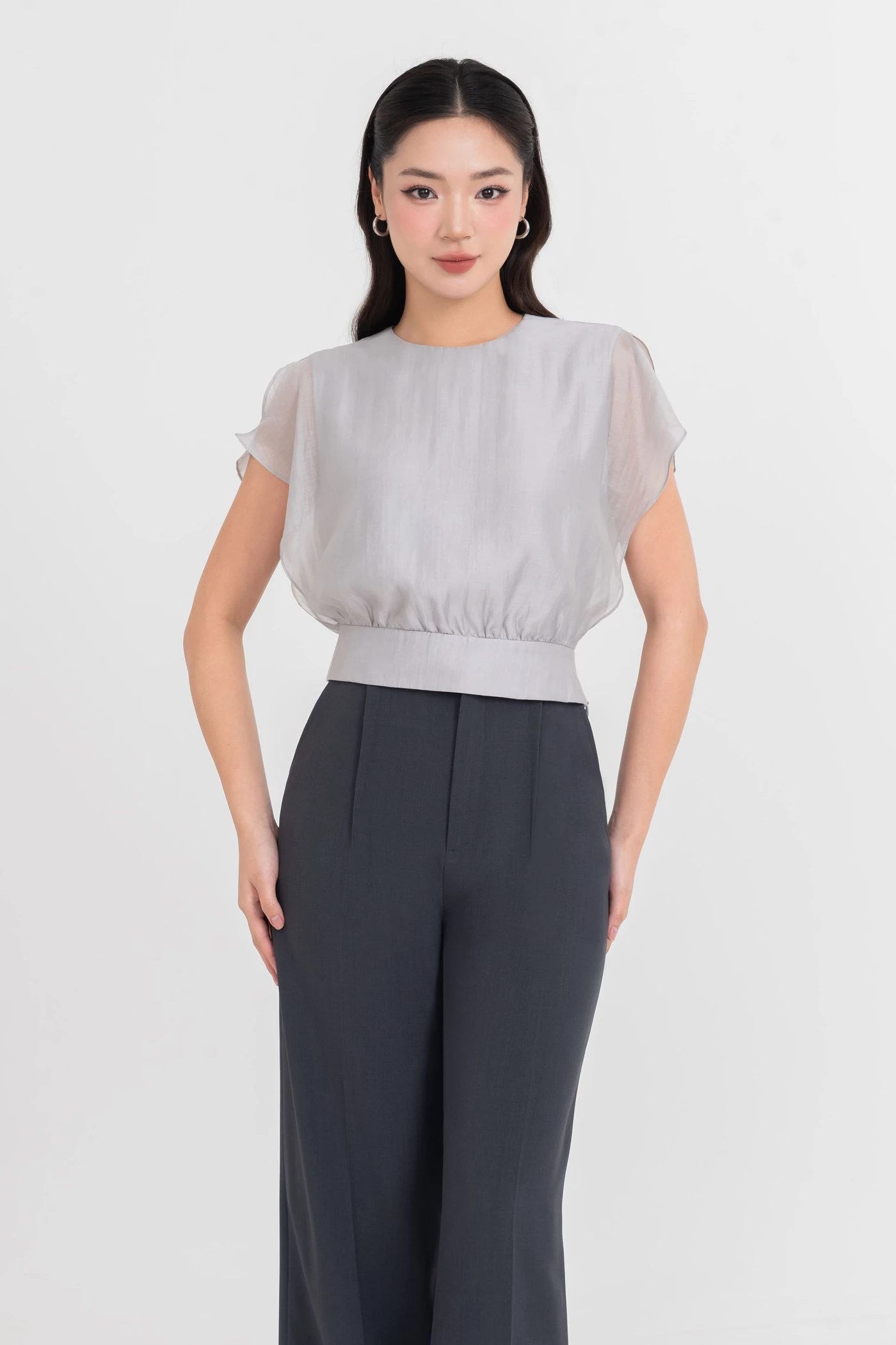 Áo sơ mi Grey Top