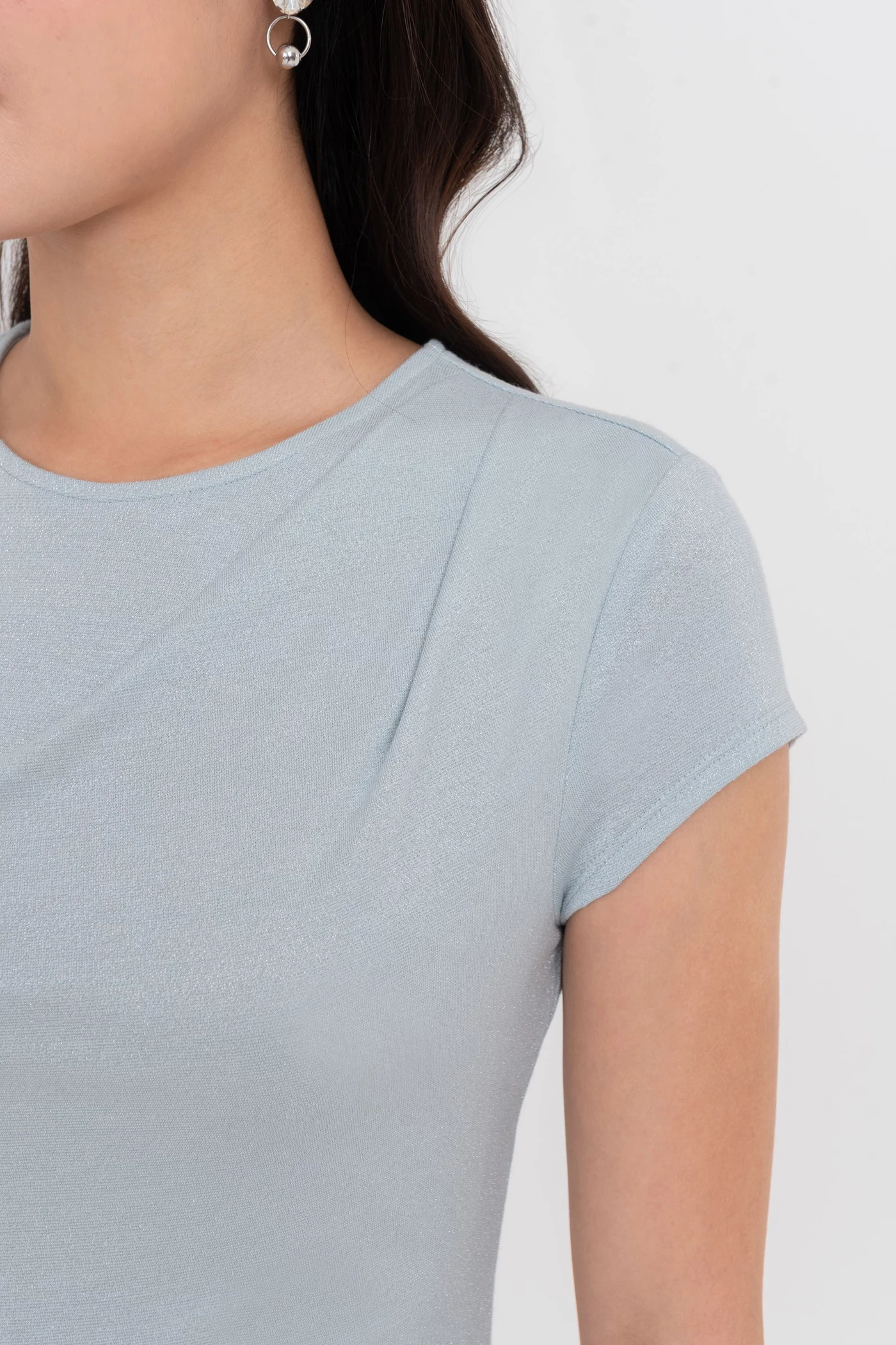 Simple Pleat Tee - Áo thun xếp ly