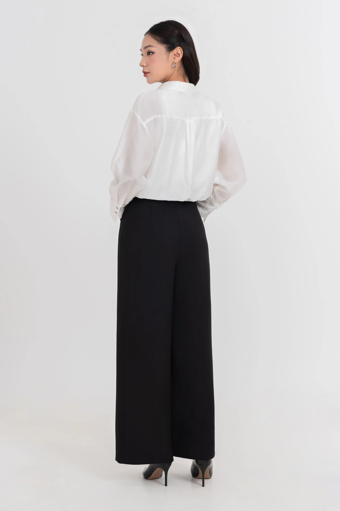 Quần suông D-Ring Chic (kèm đai)