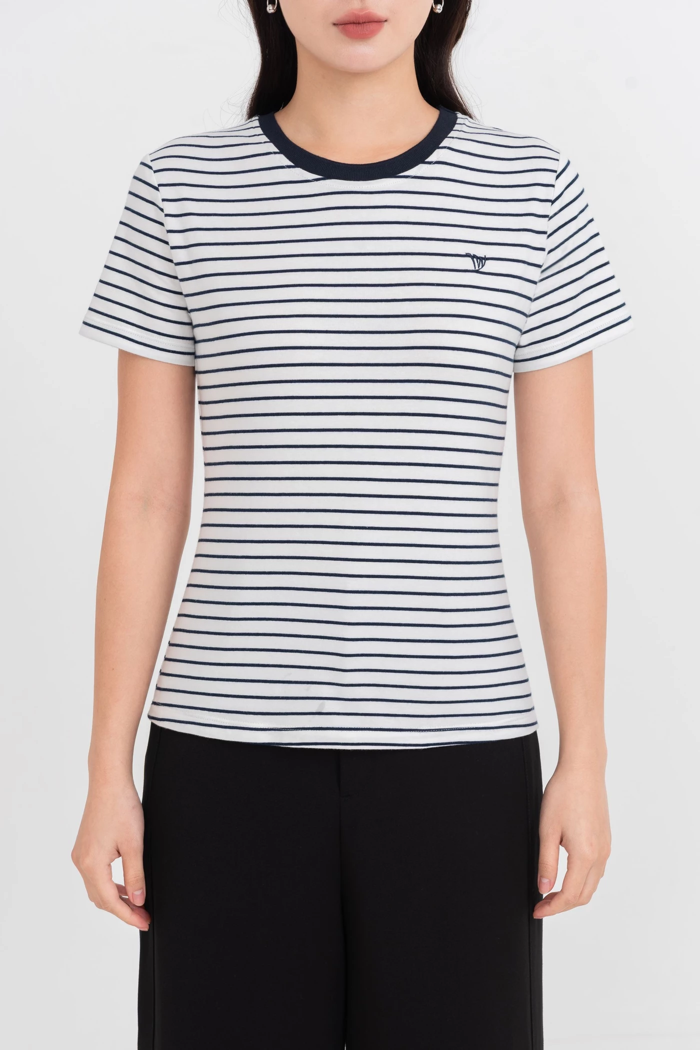 Red Striped T Shirt - Áo thun kẻ cotton