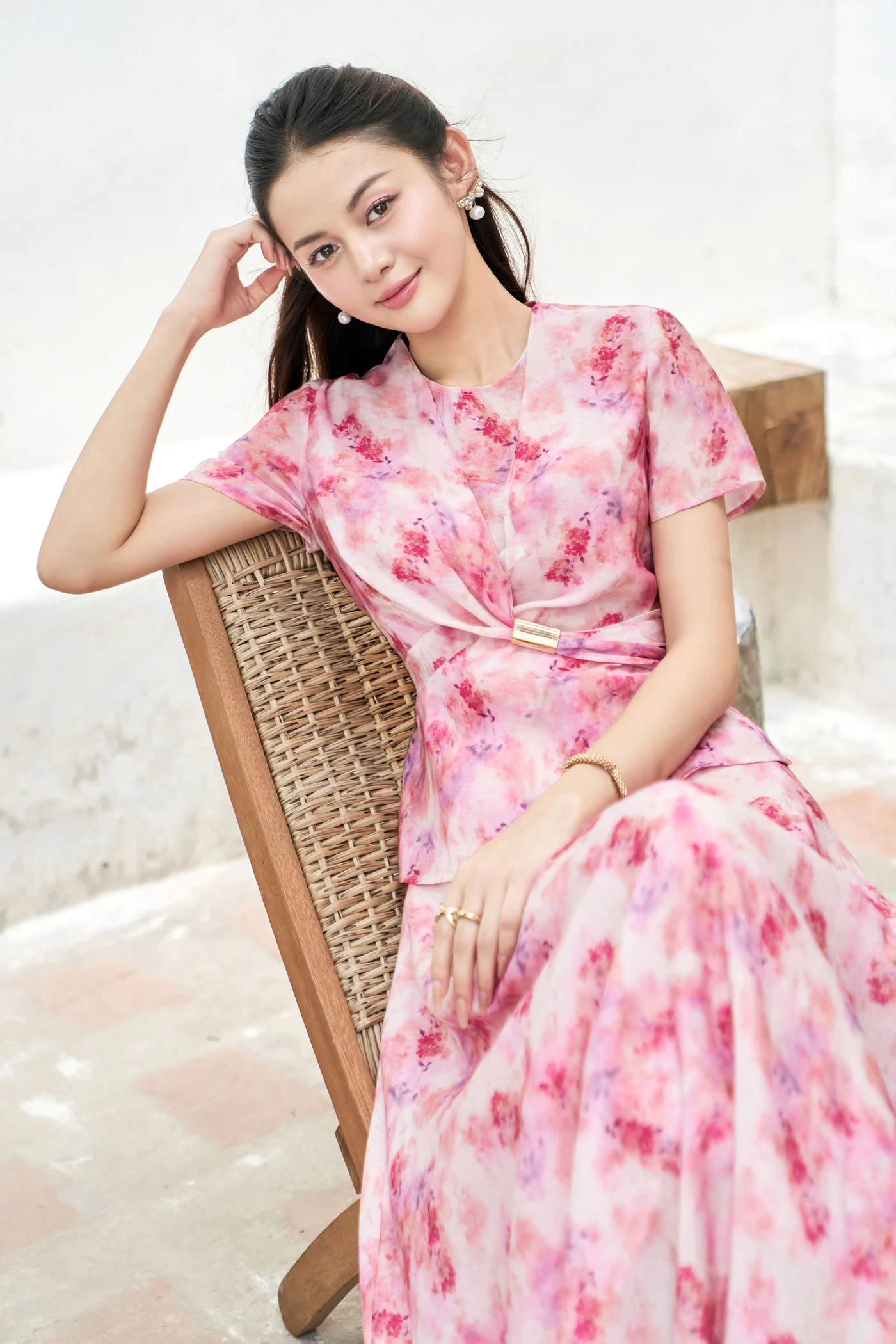 Áo cánh Peony Floral