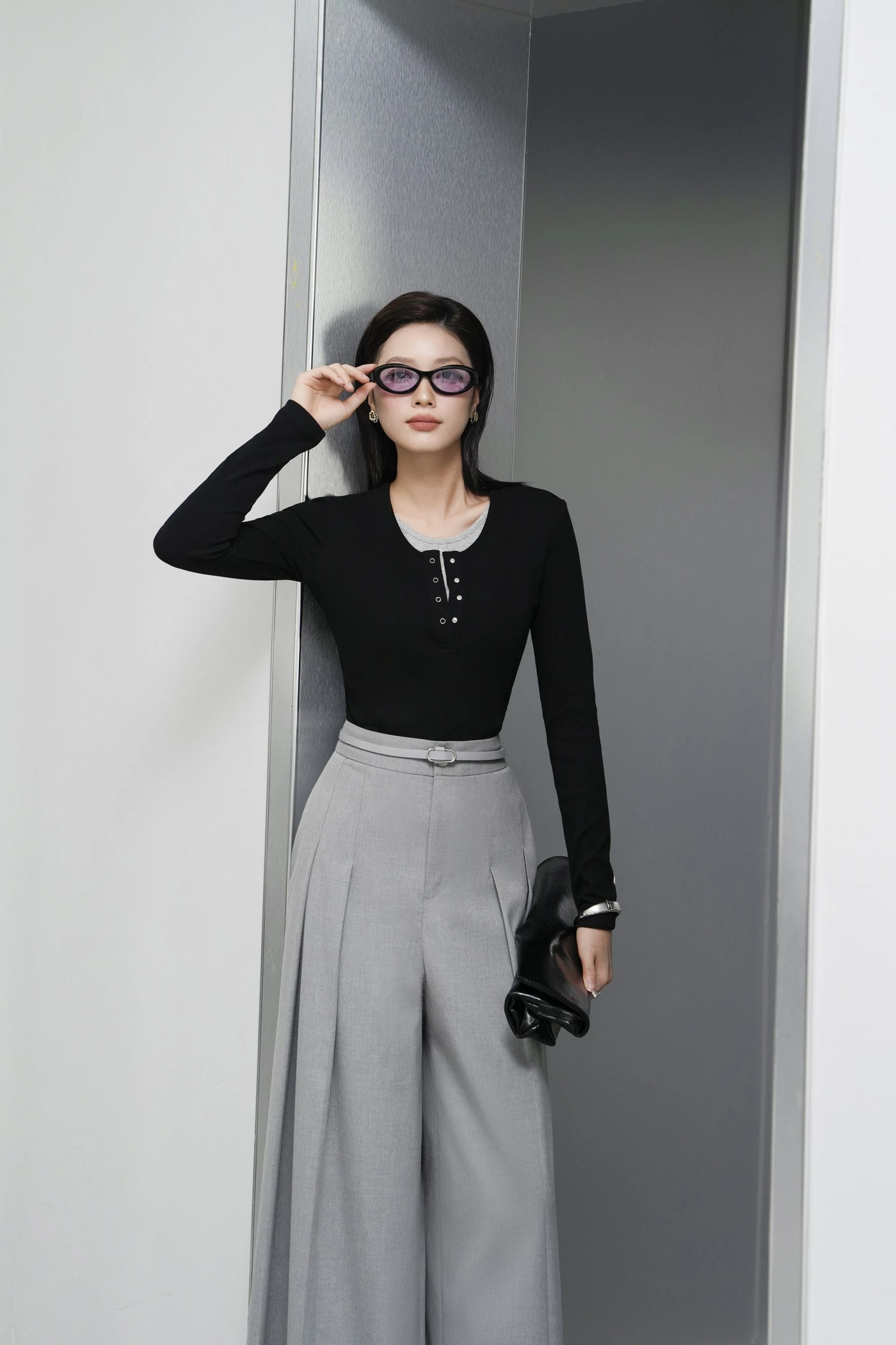 Áo thun dài tay Basic Chic