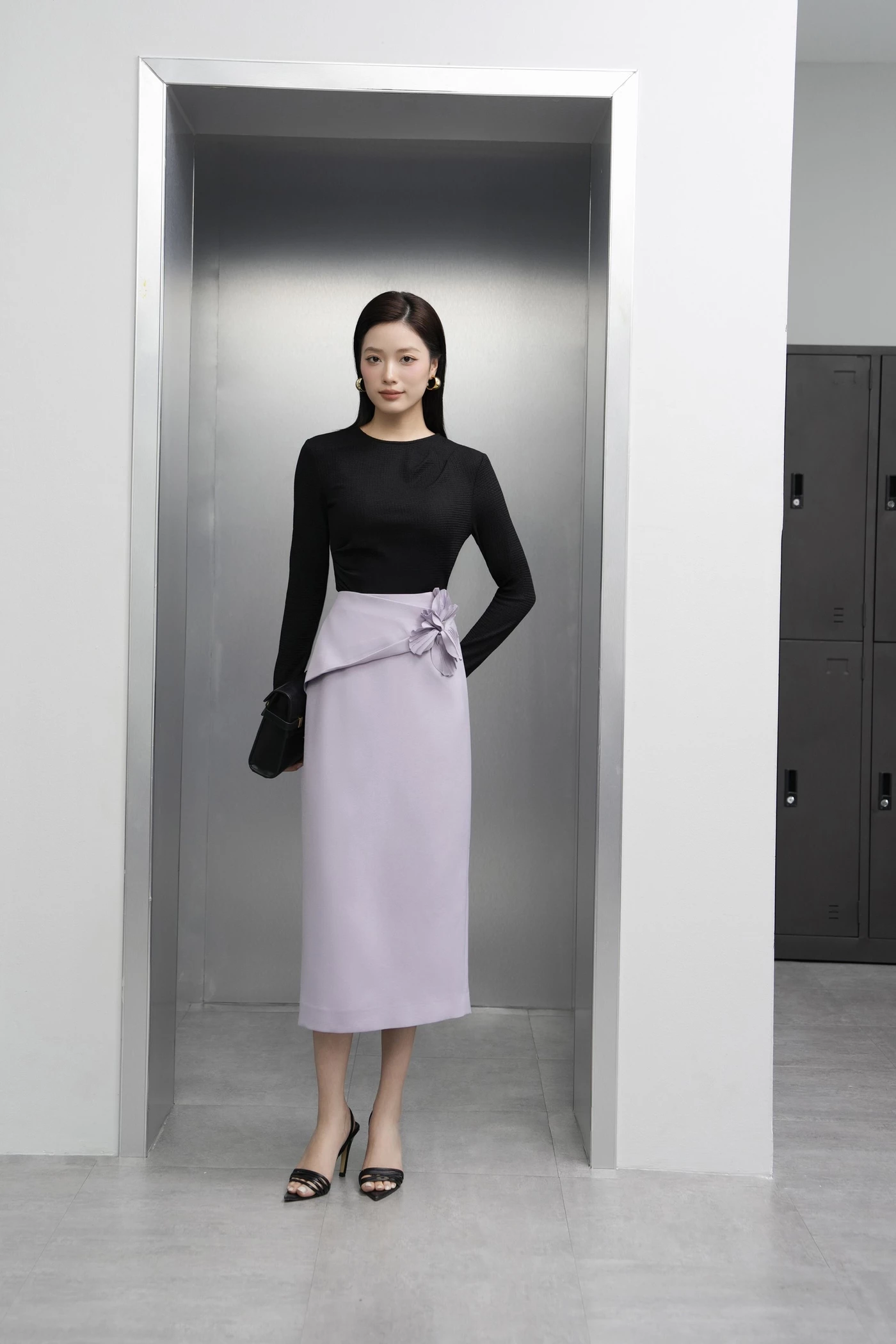 Chân váy bút chì Elegant Bloom