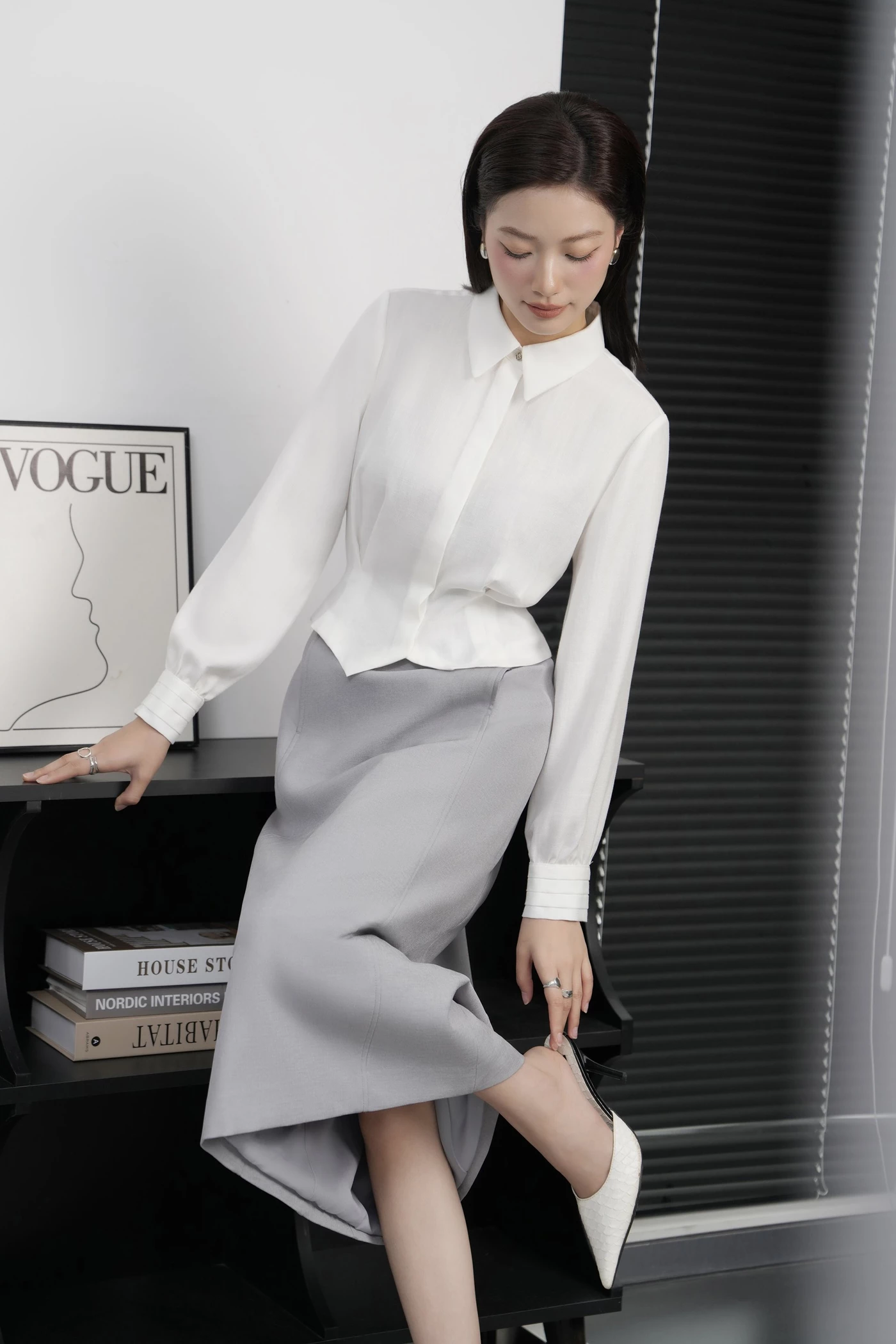 Chân váy bút chì Minimal