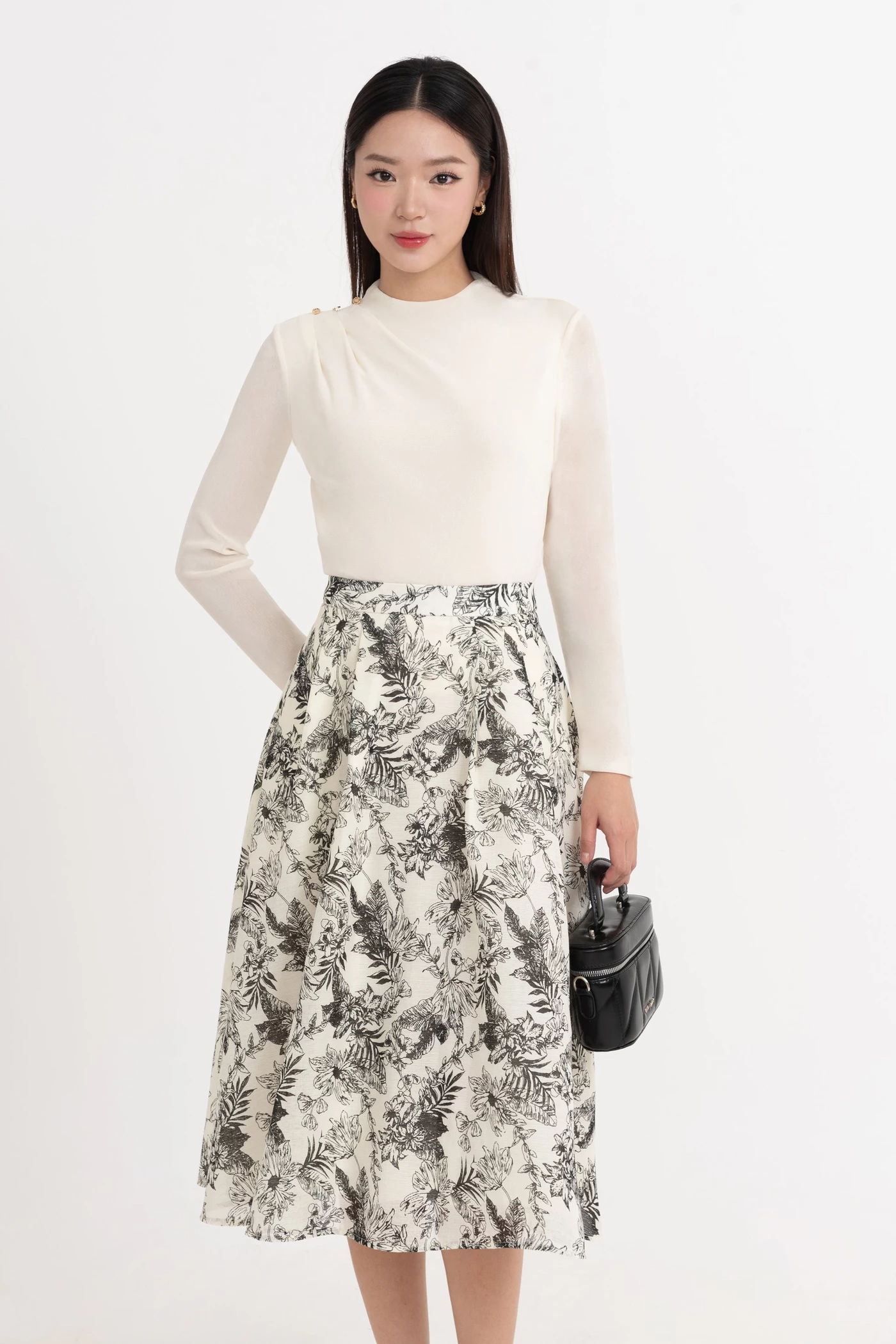 Chân váy Organza Floral
