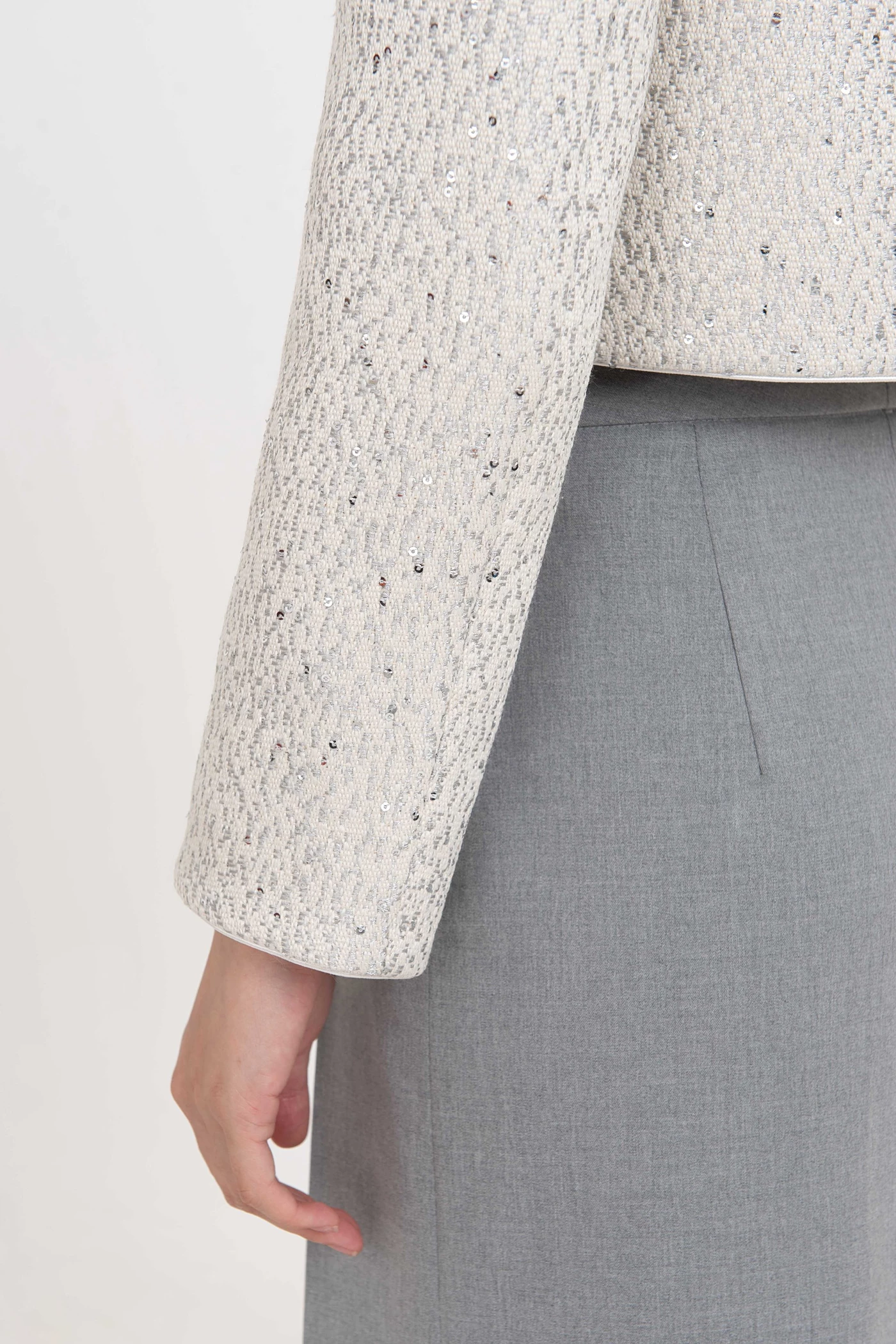 Áo khoác tweed Chic Modern