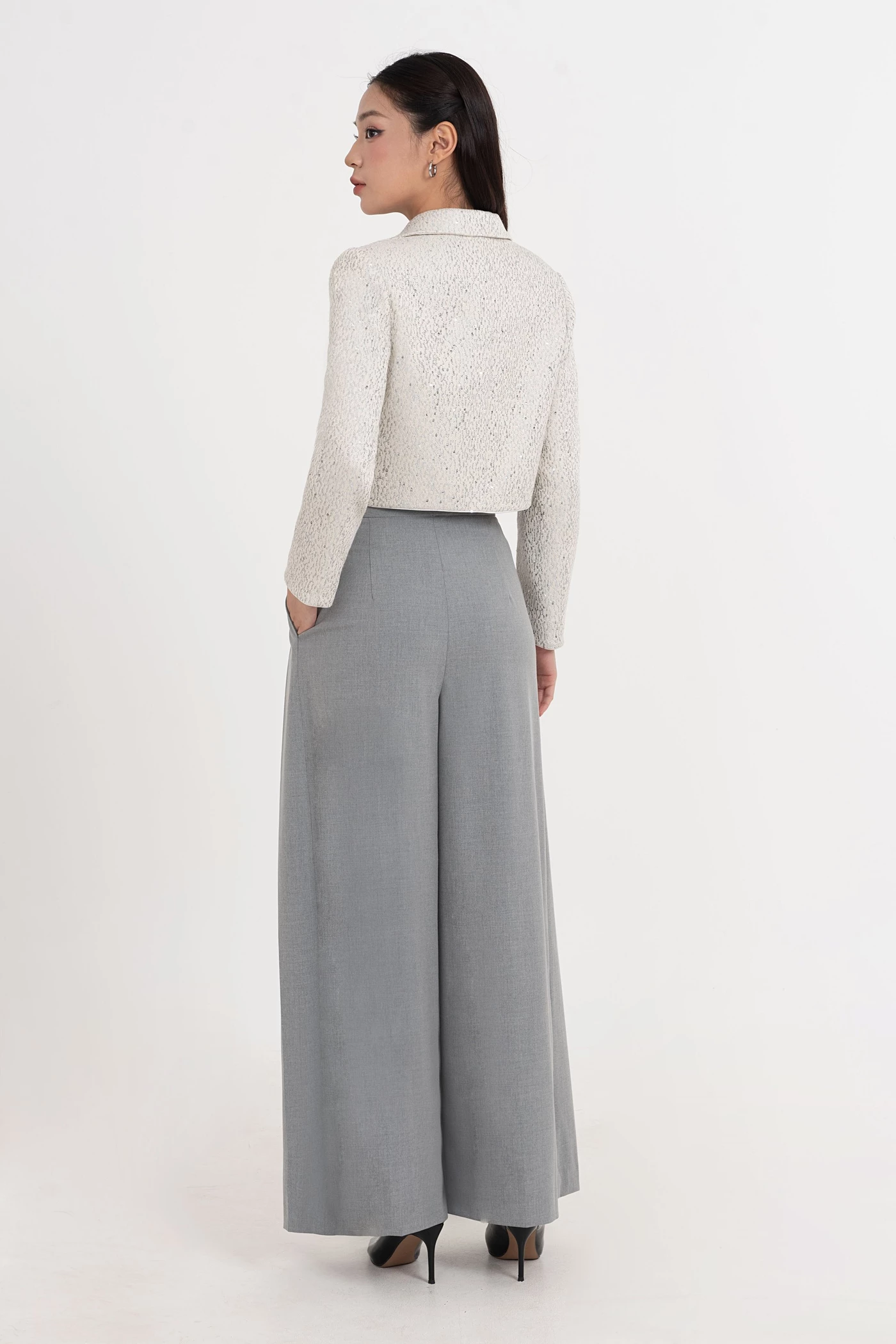 Áo khoác tweed Chic Modern