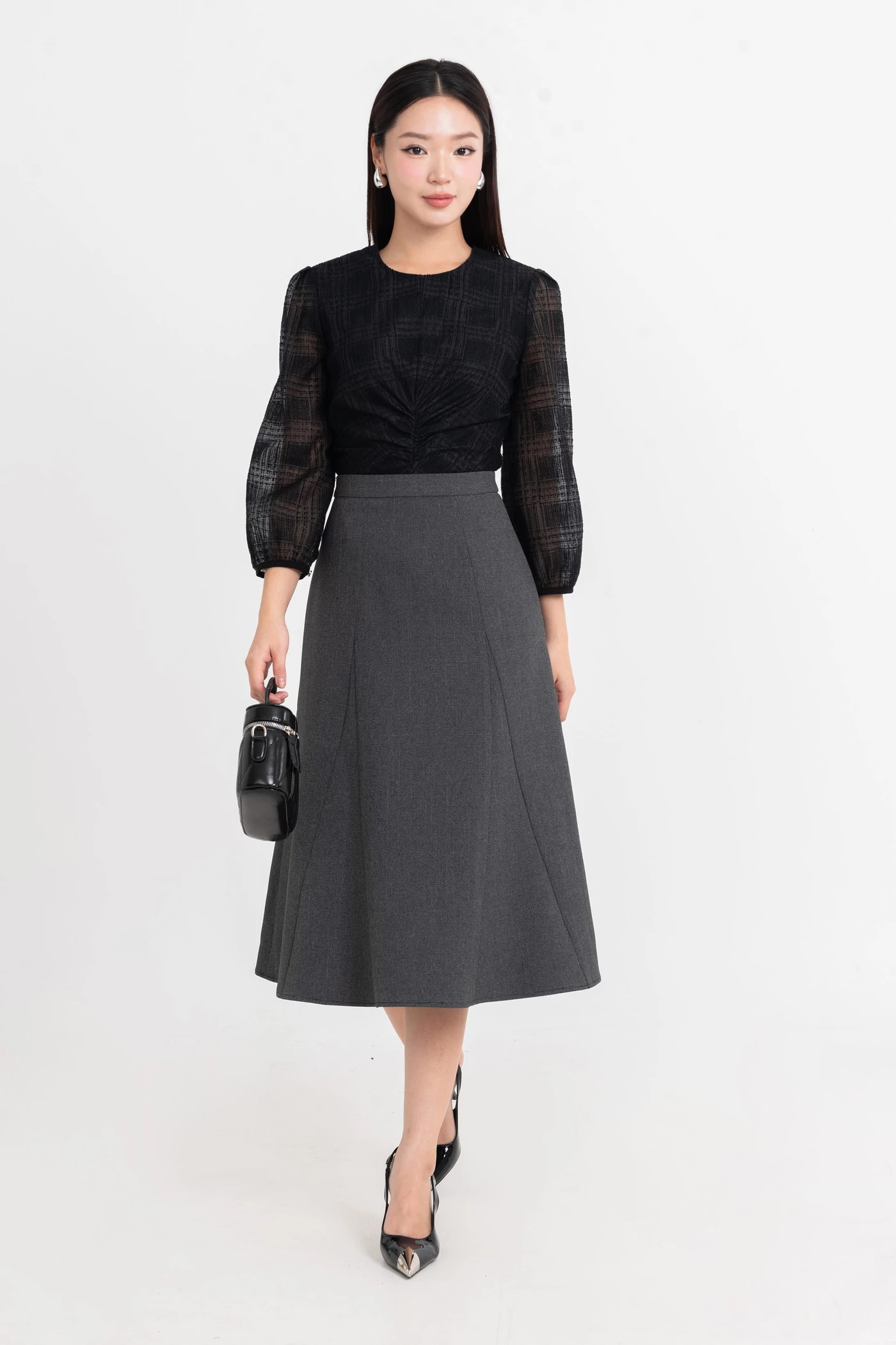 Áo kiểu Grace Pleat