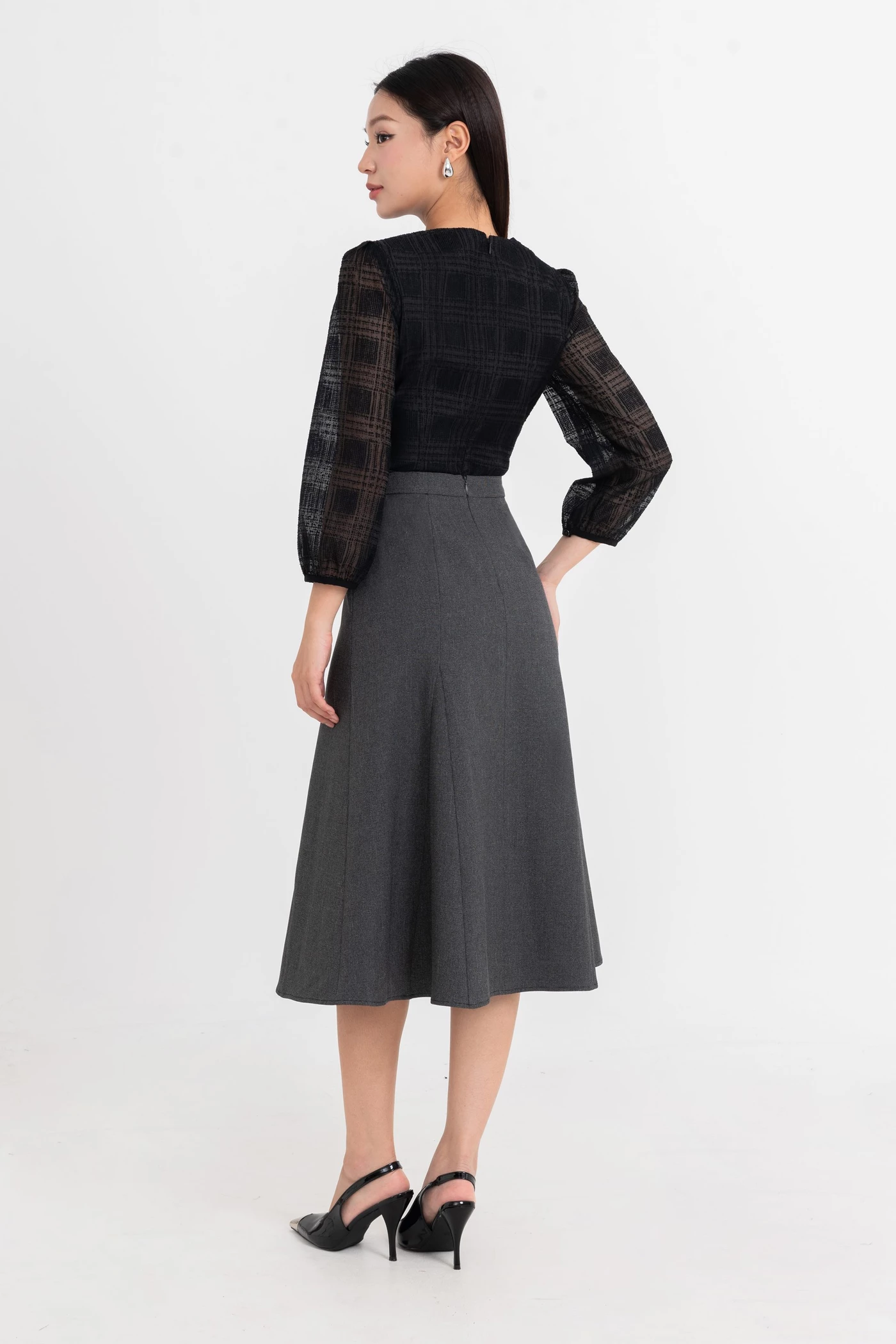 Áo kiểu Grace Pleat