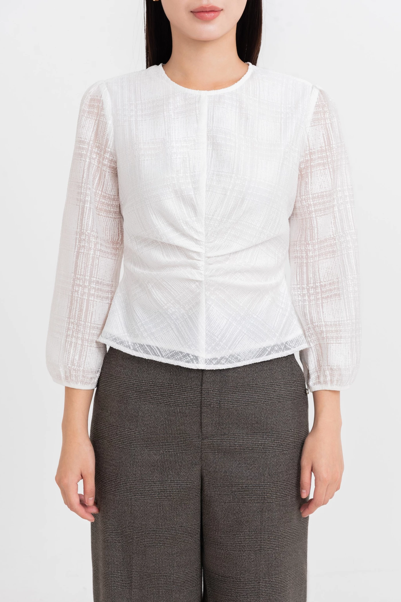 Áo kiểu Grace Pleat