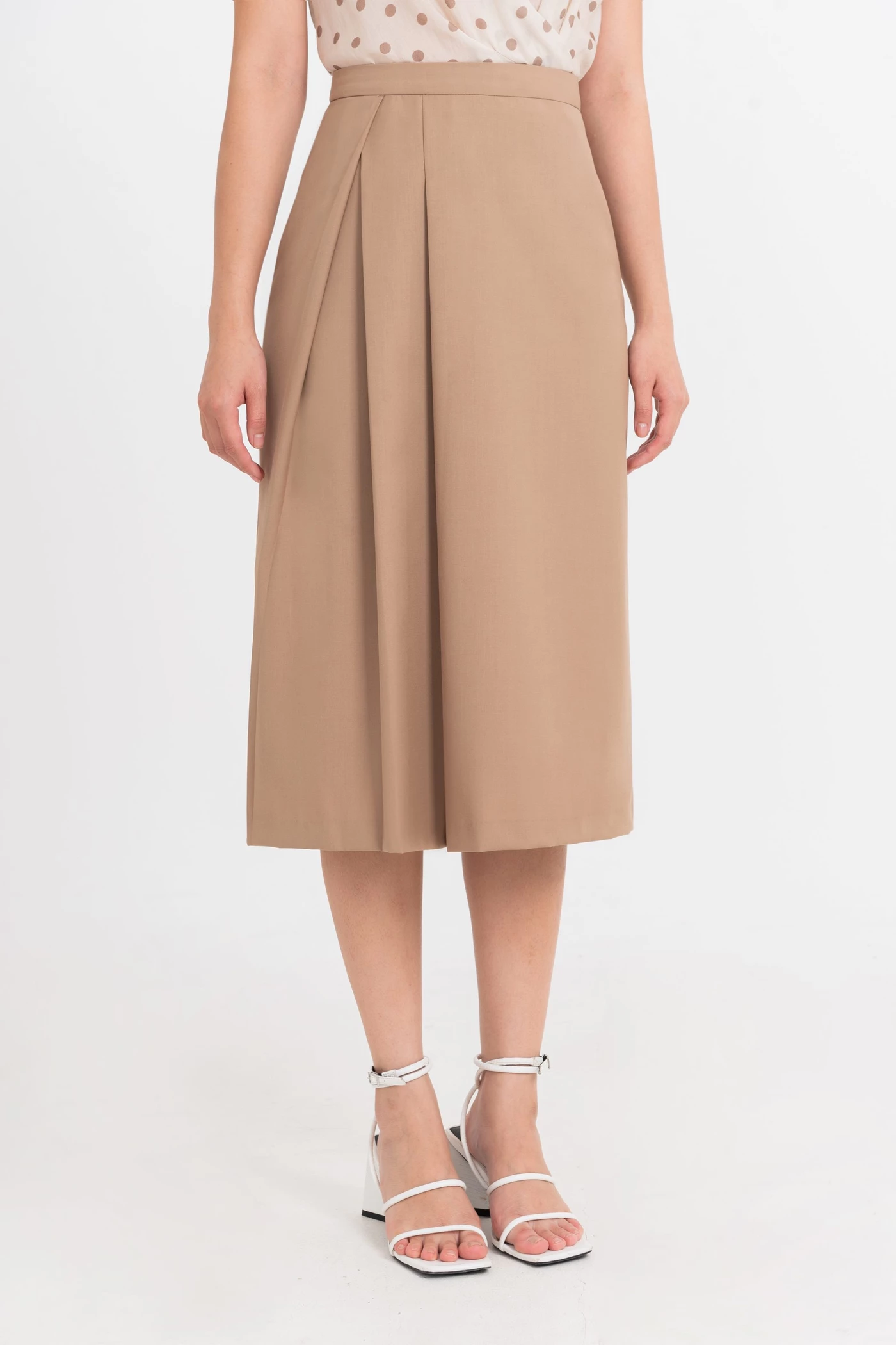 Chân váy Retro Beige