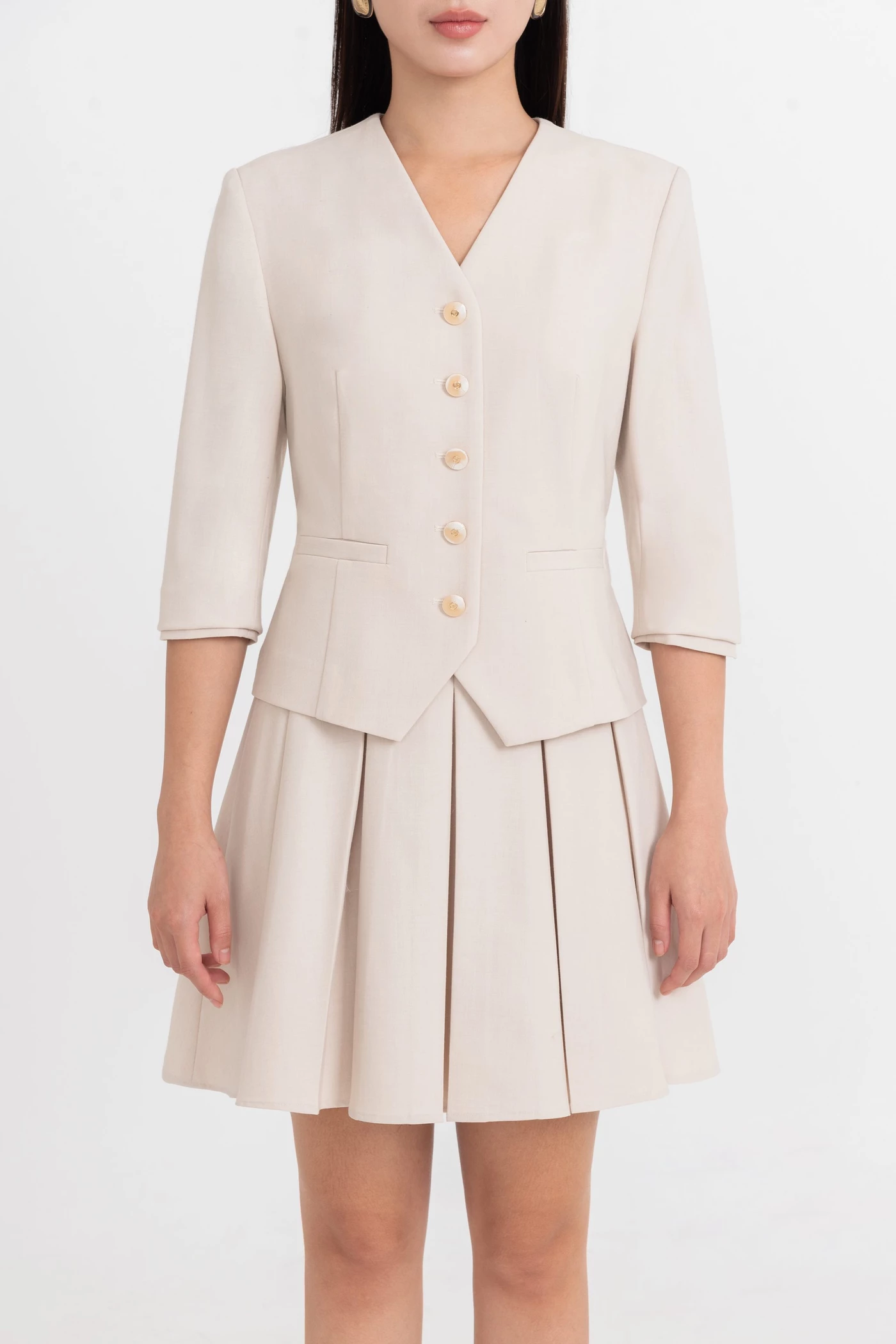 Đầm vest xếp ly Harmony