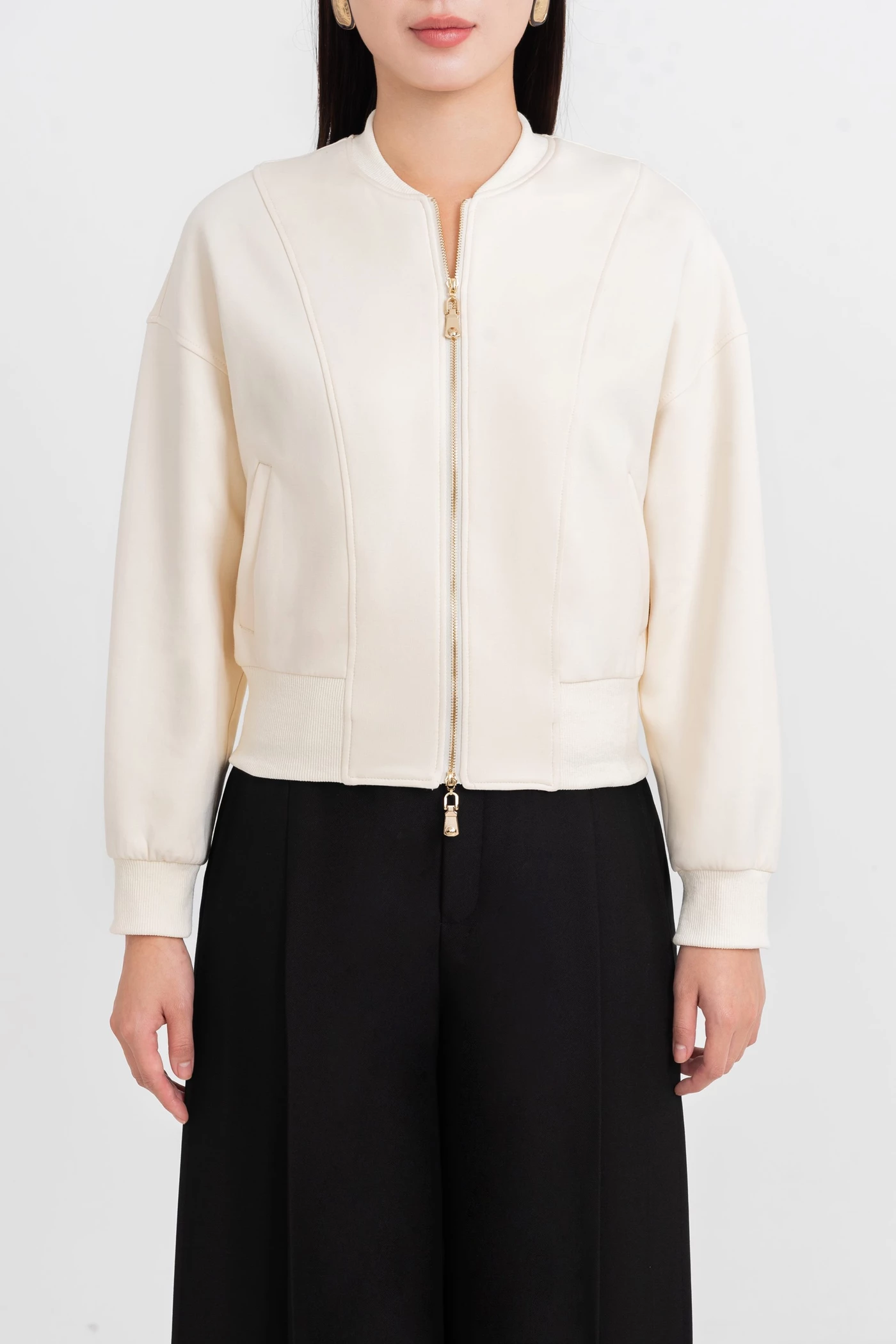 Áo khoác Cream Bomber