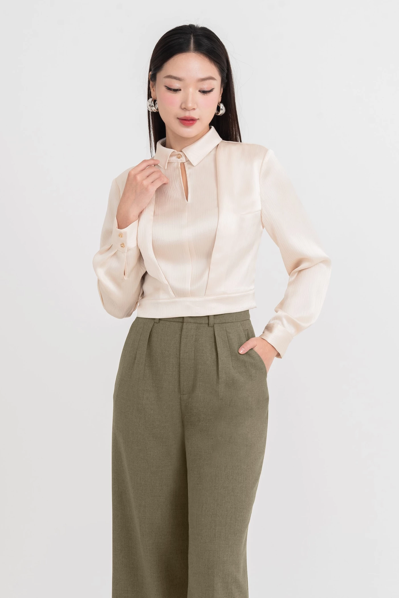 Áo sơ mi lụa