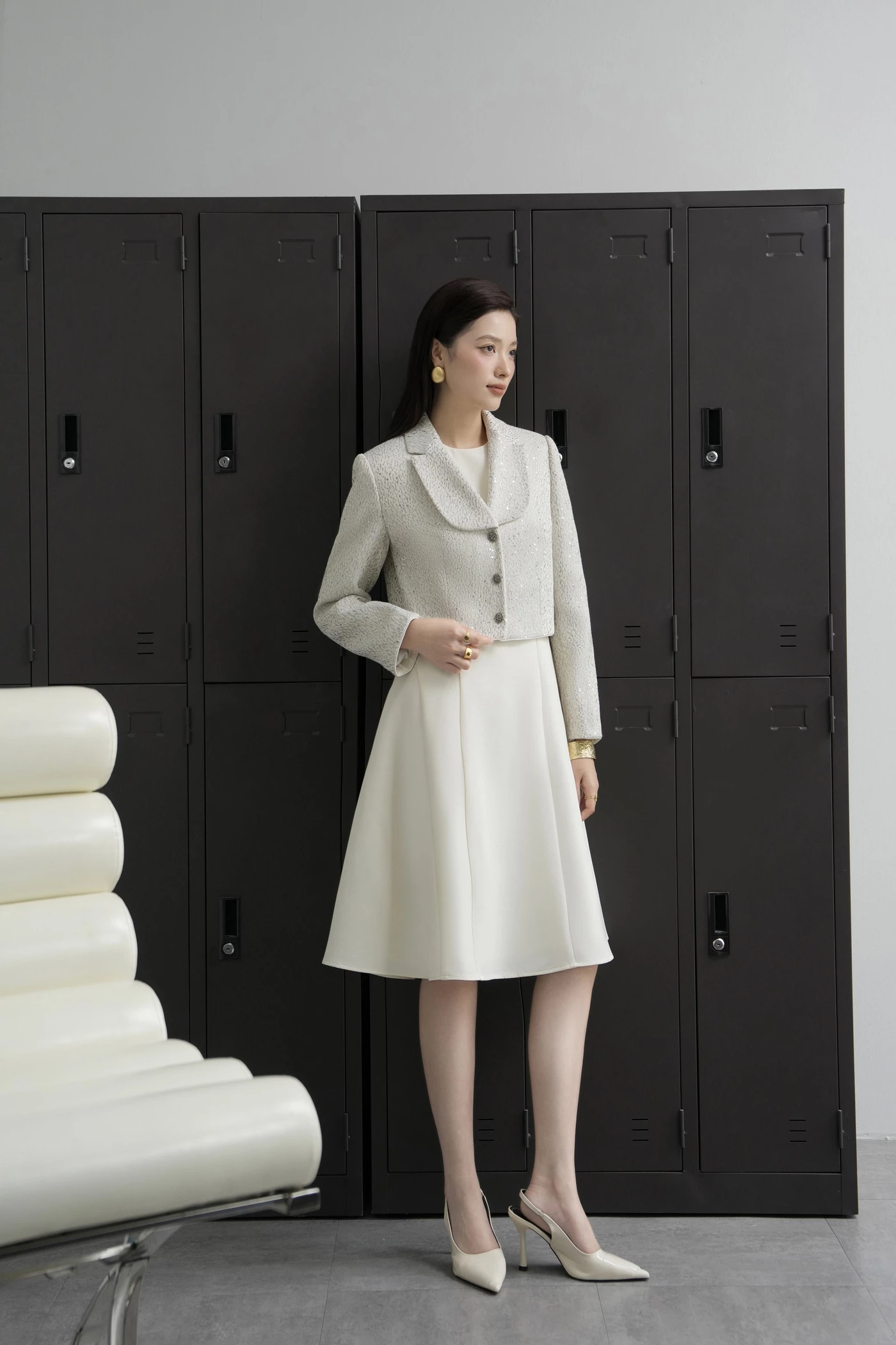 Áo khoác tweed Chic Modern