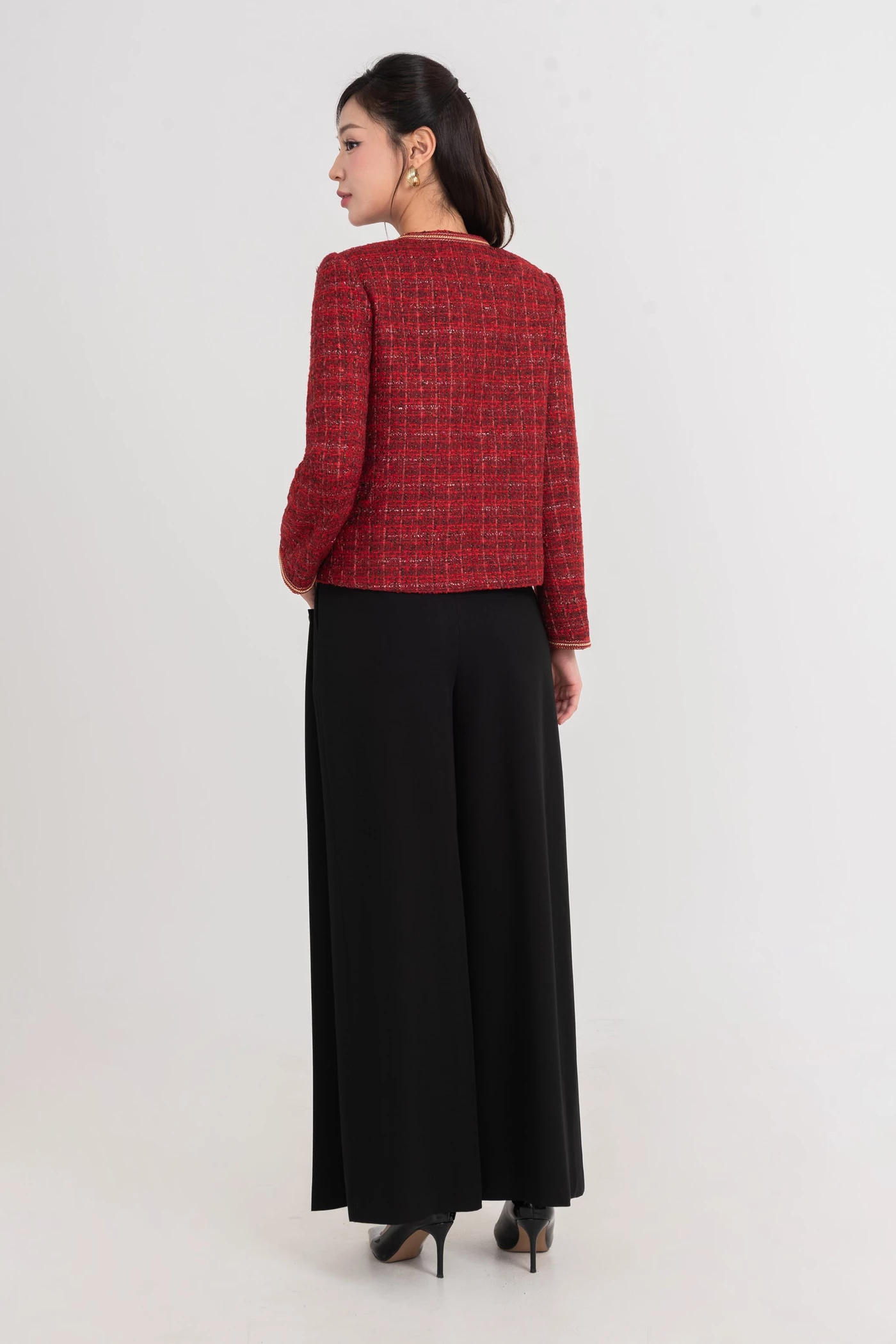 Áo khoác Tweed Red Classic