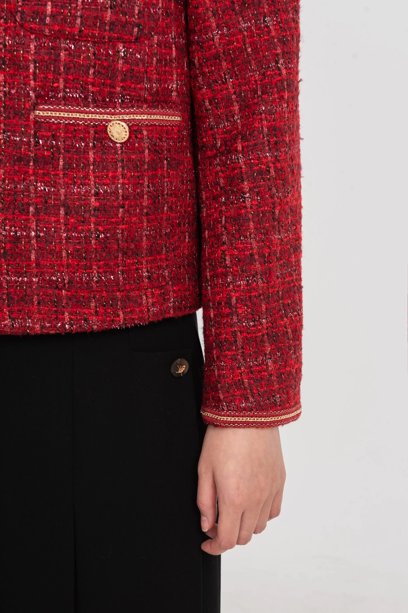 Áo khoác Tweed Red Classic