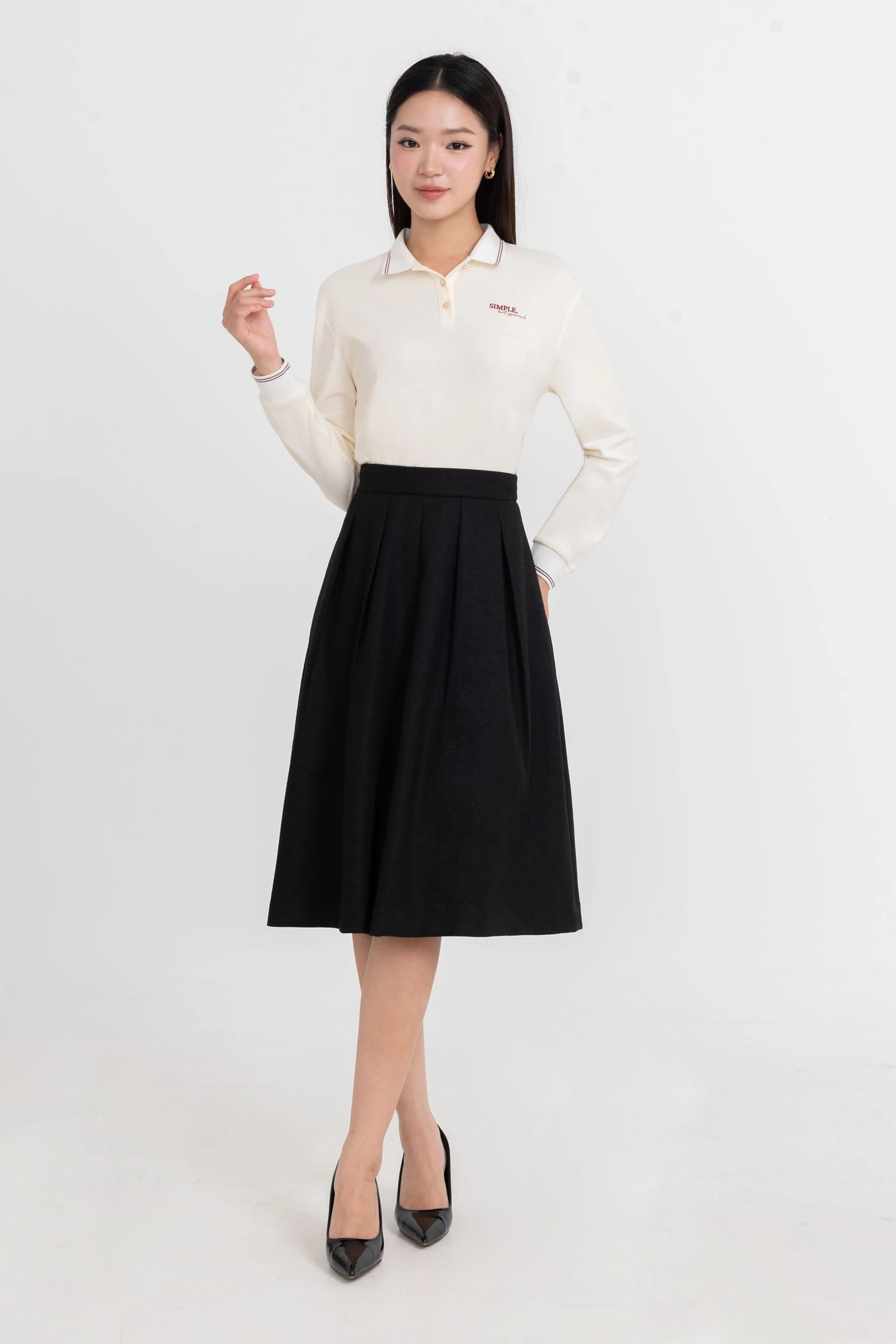 Áo thun Polo tay dài