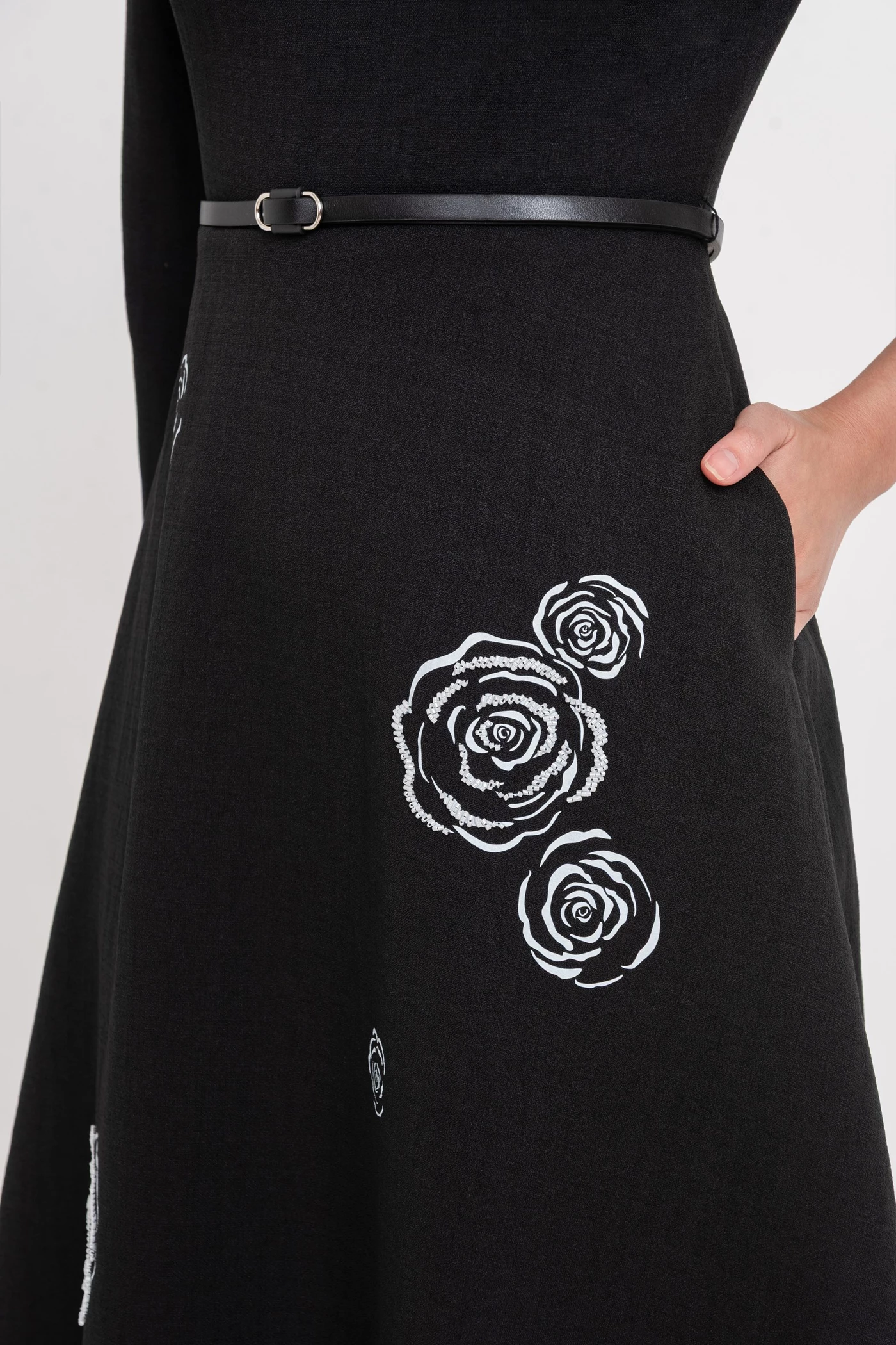 Đầm xòe Tuytsi in hoa