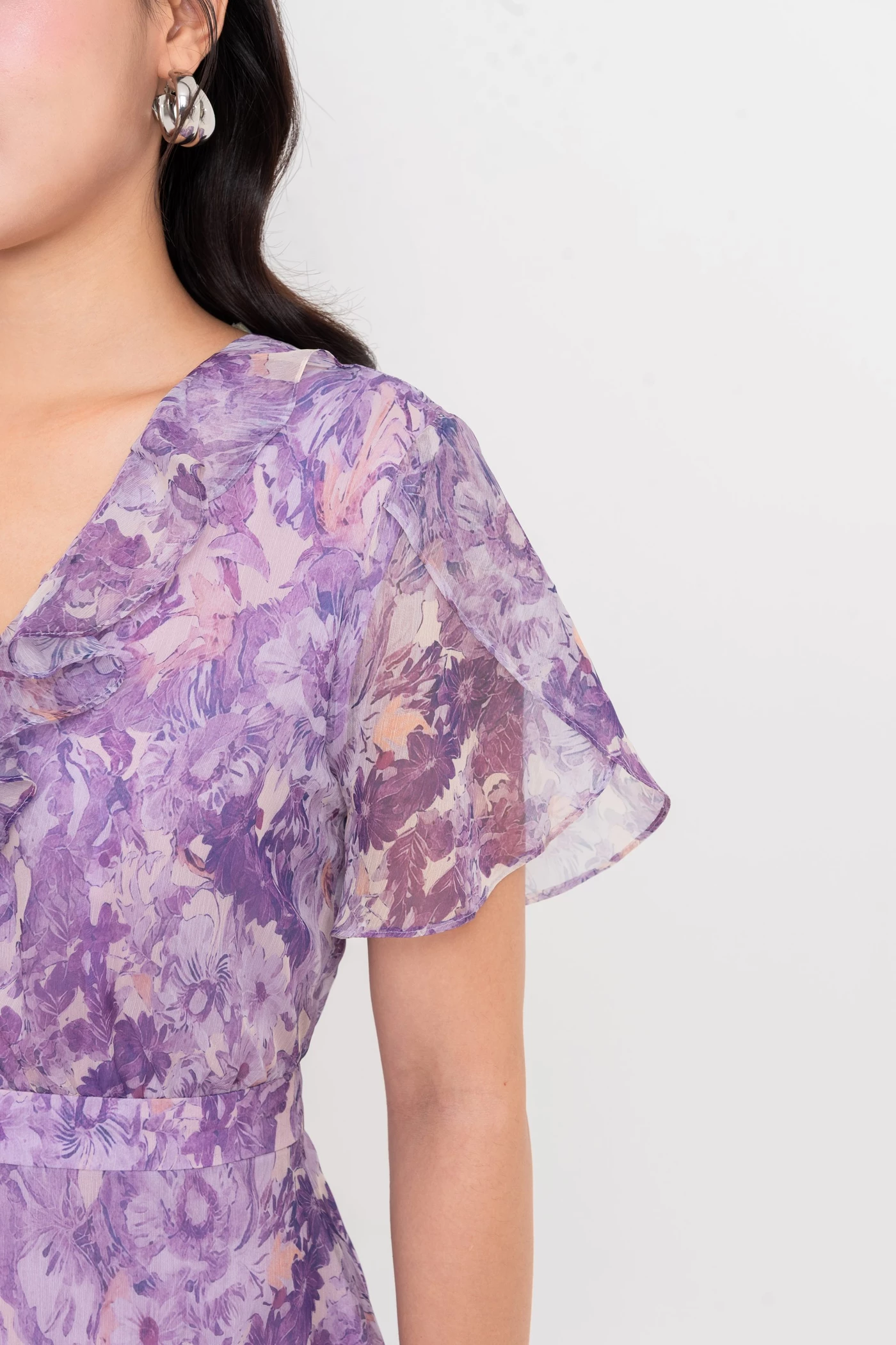 Đầm cánh tiên Lavender