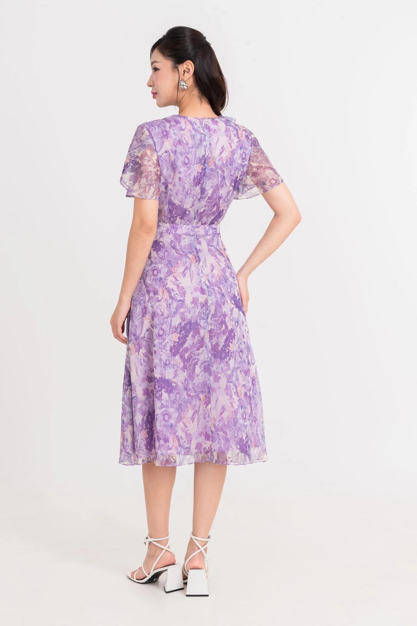 Đầm cánh tiên Lavender