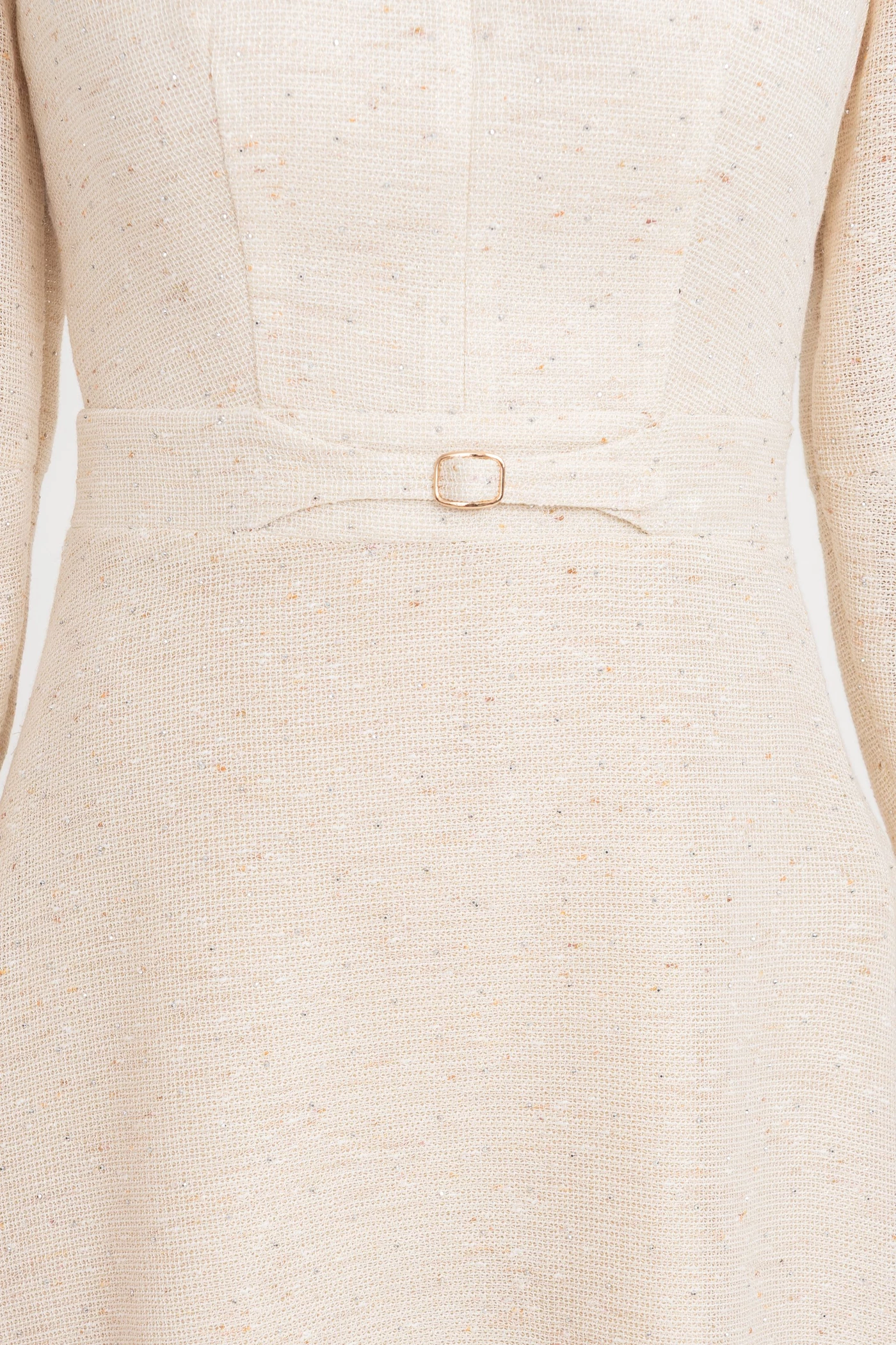 Đầm xòe Tweed Metallic