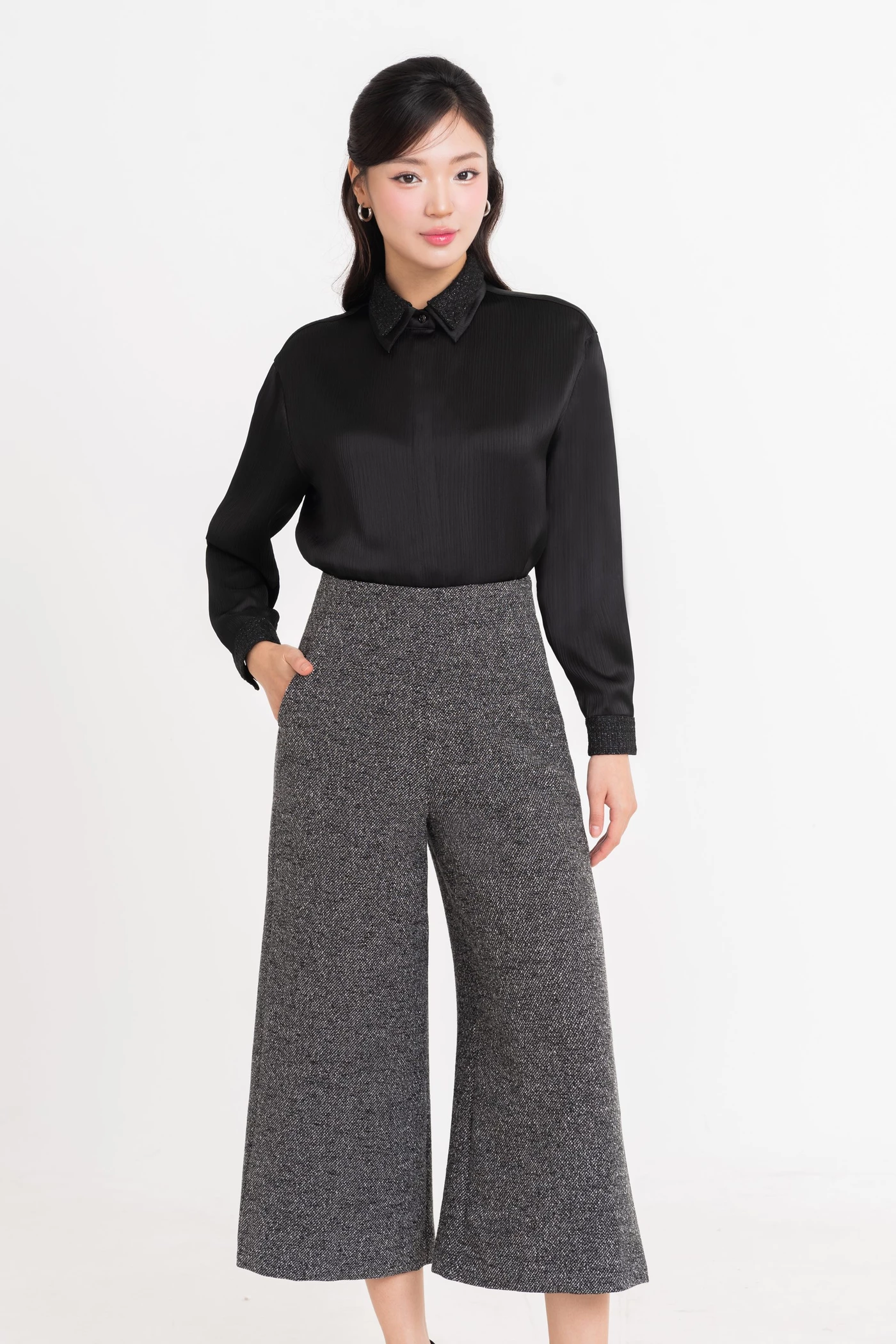 Áo sơ mi lụa Elegant