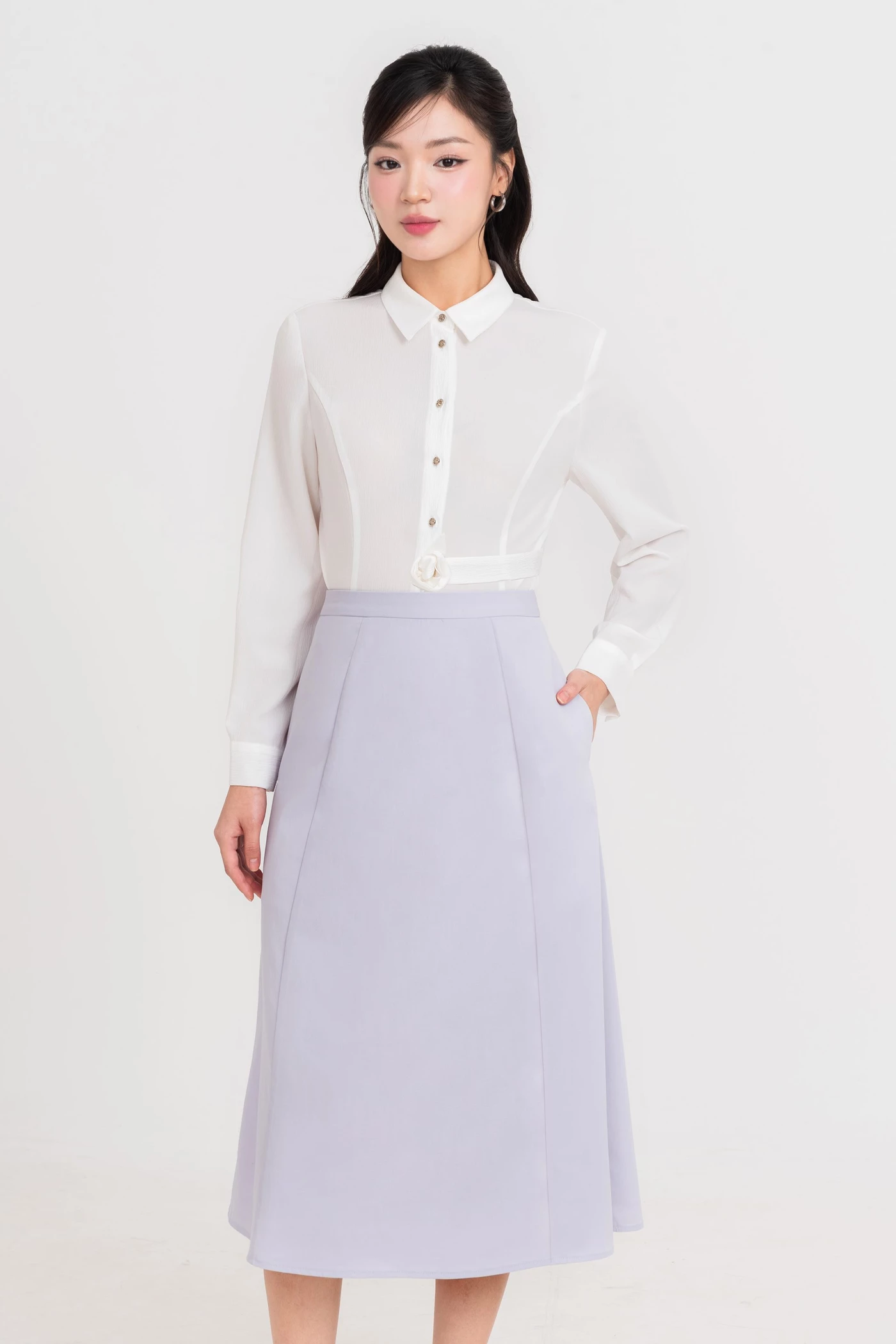 Chân váy Muted Lavender