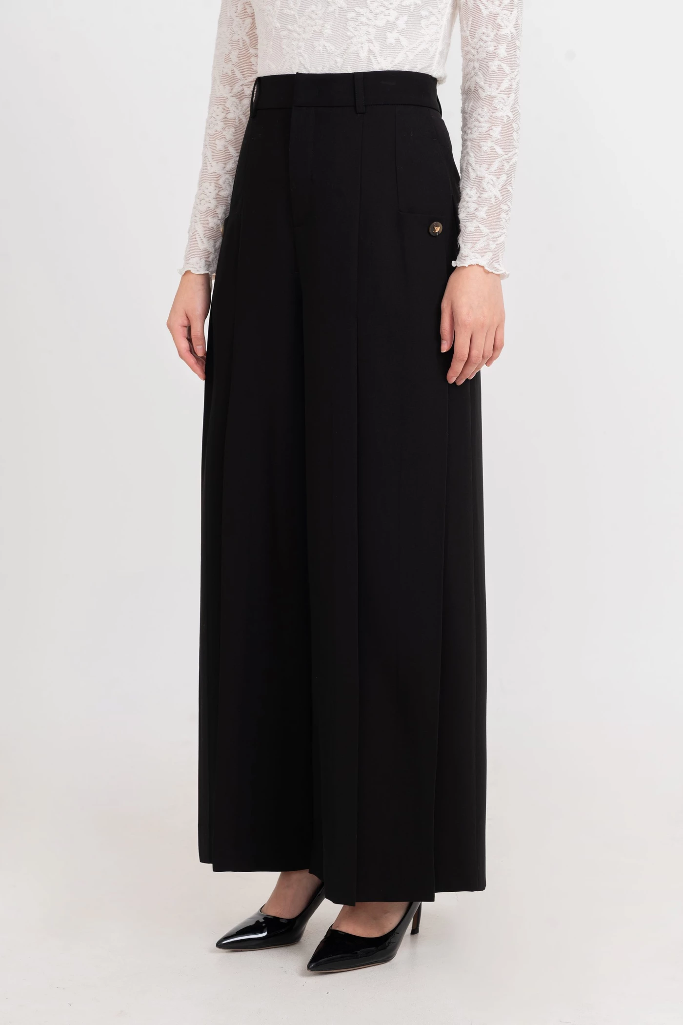 Quần suông Tuytsi Pearly