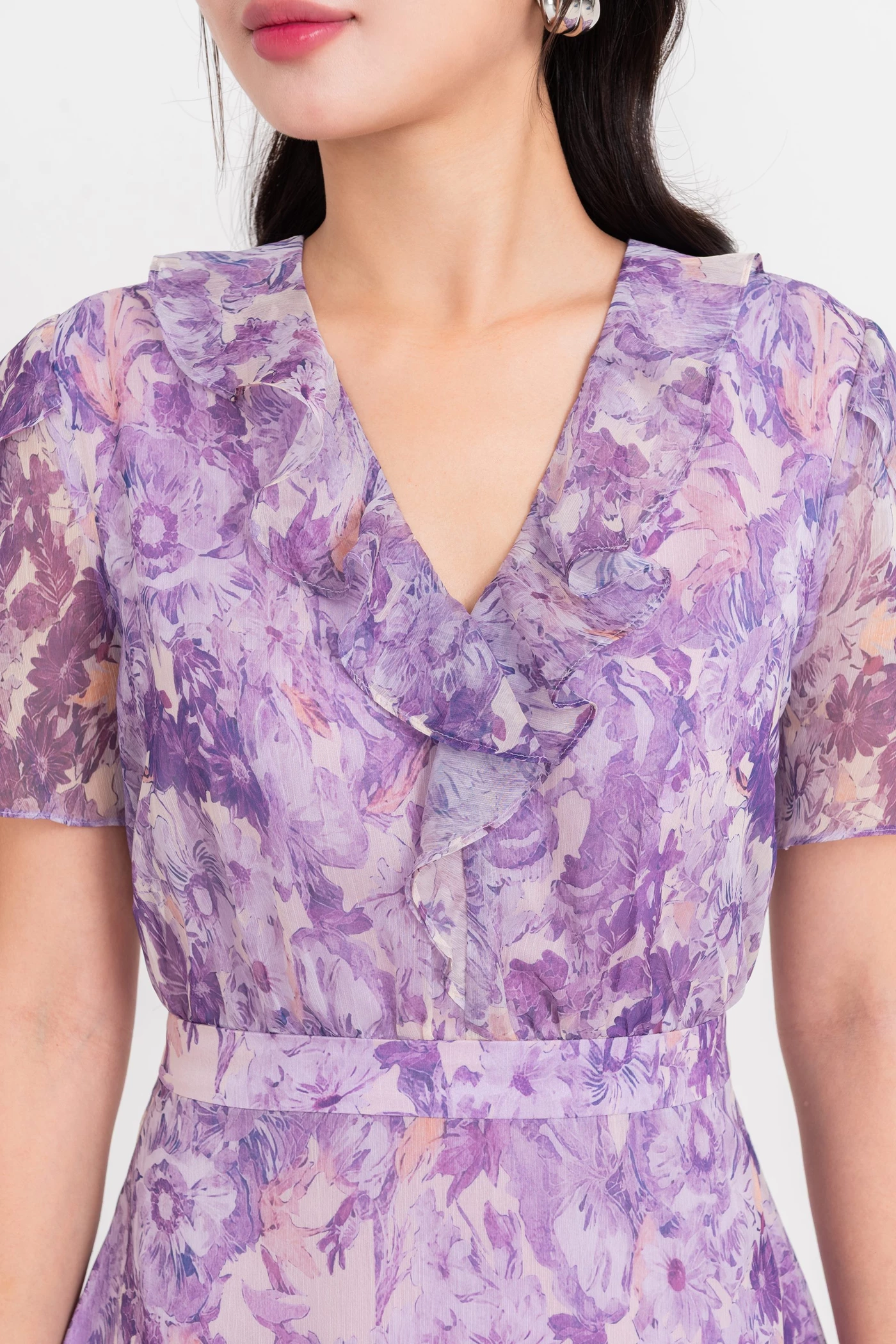 Đầm cánh tiên Lavender