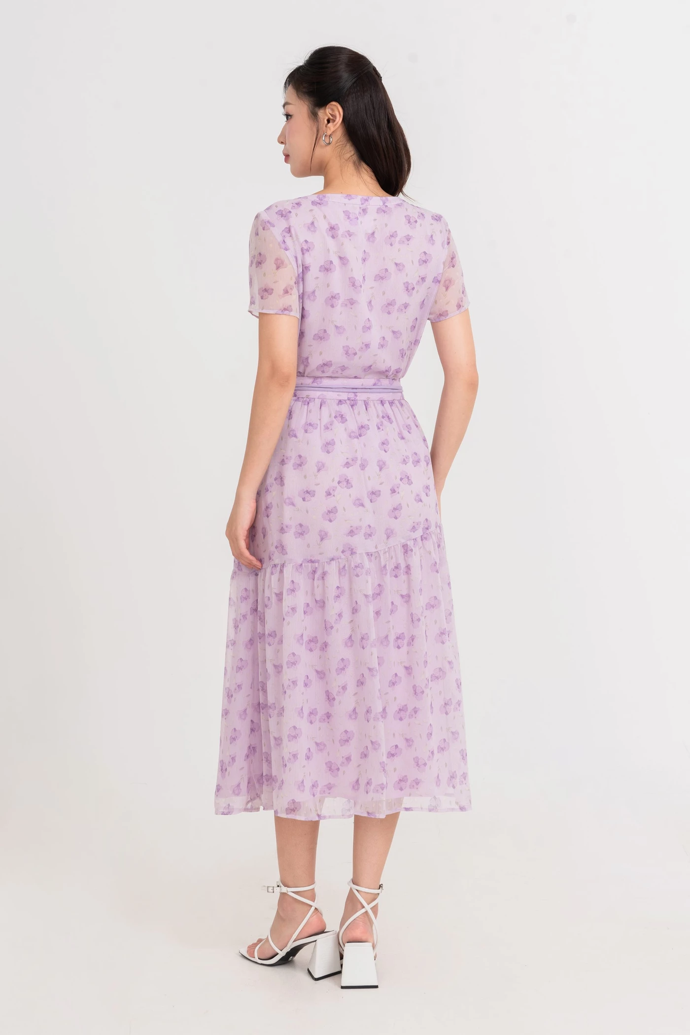 Chân váy voan hoa nhí Violet