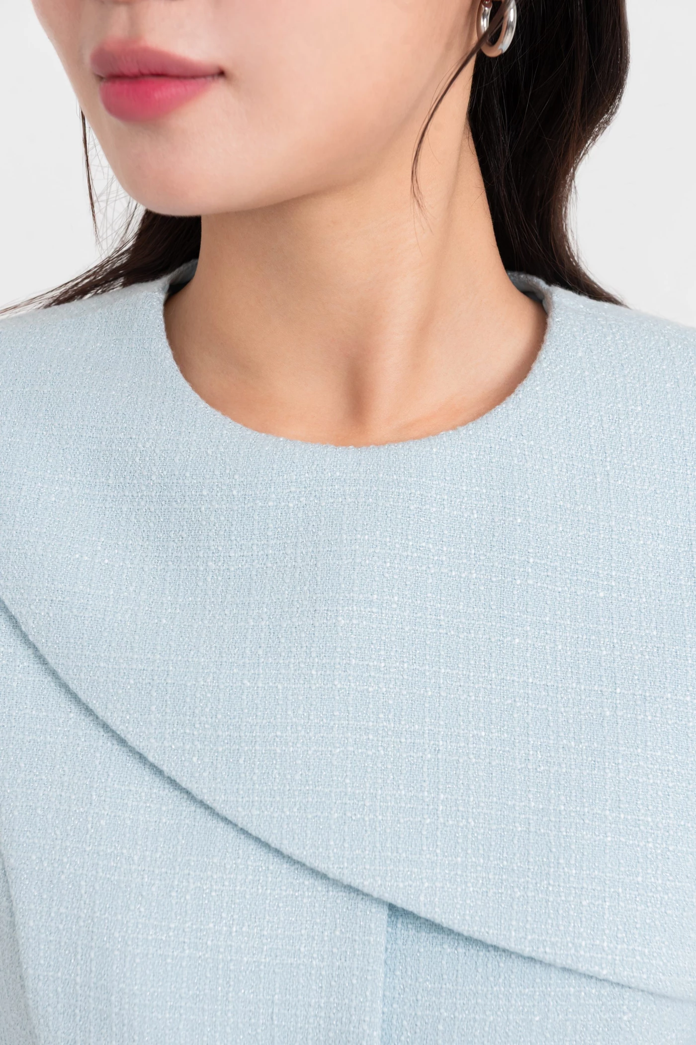 Áo vest Tweed Sunlit Blue