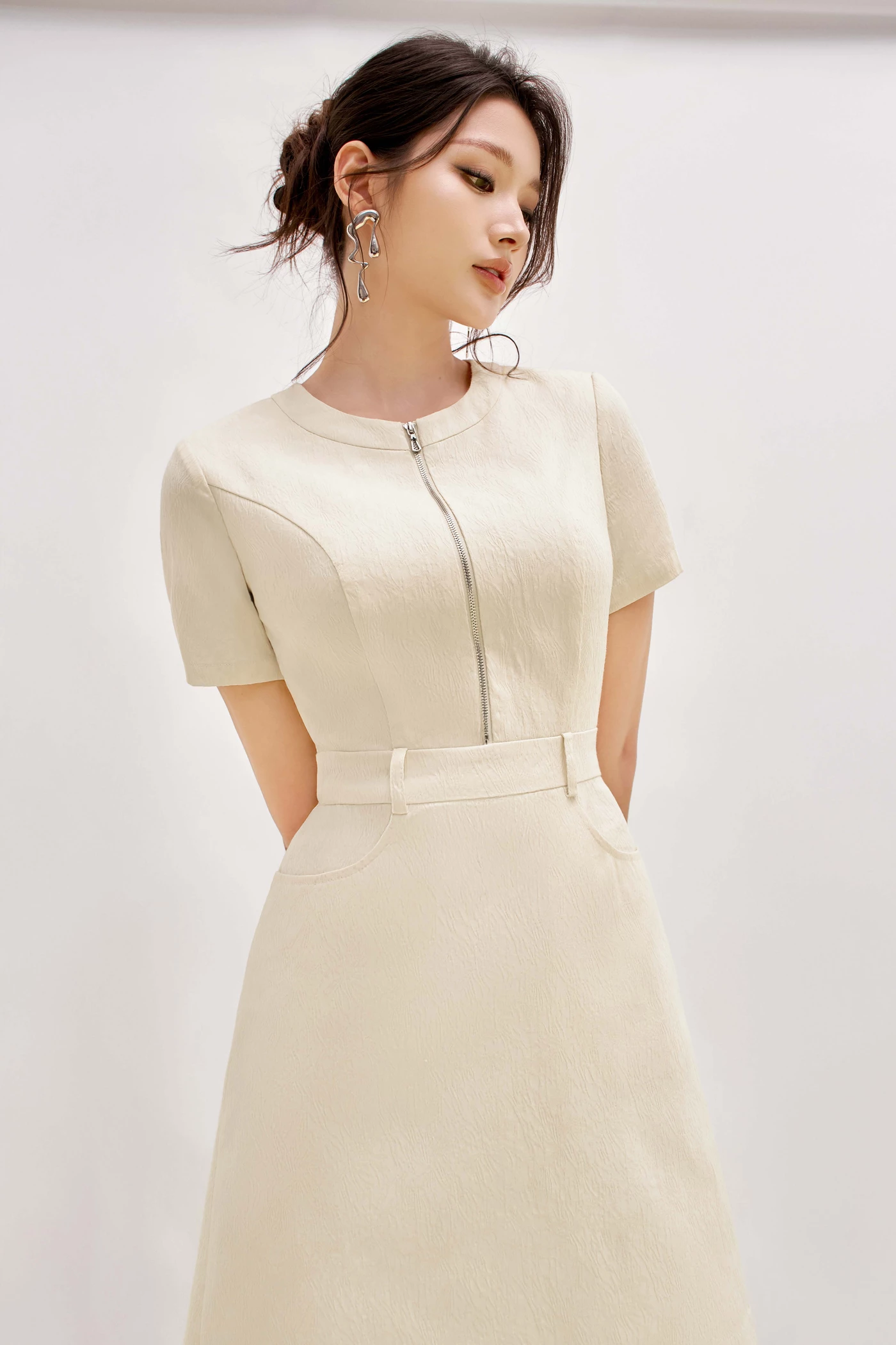 Đầm A Tencel Floral