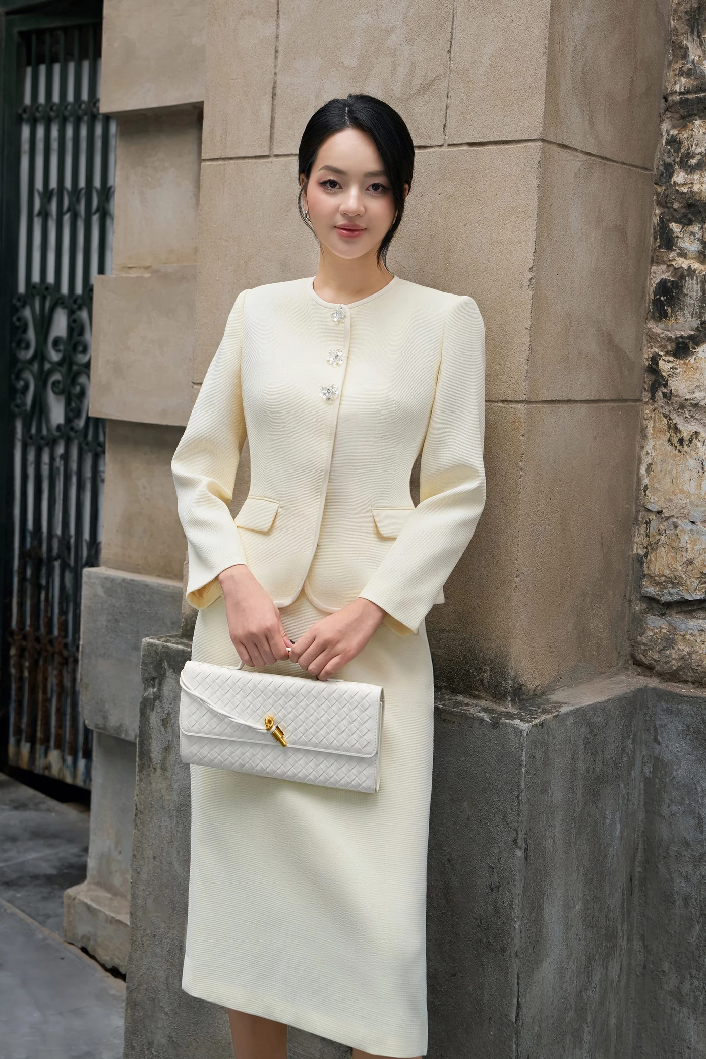 Áo vest Tweed Tailored