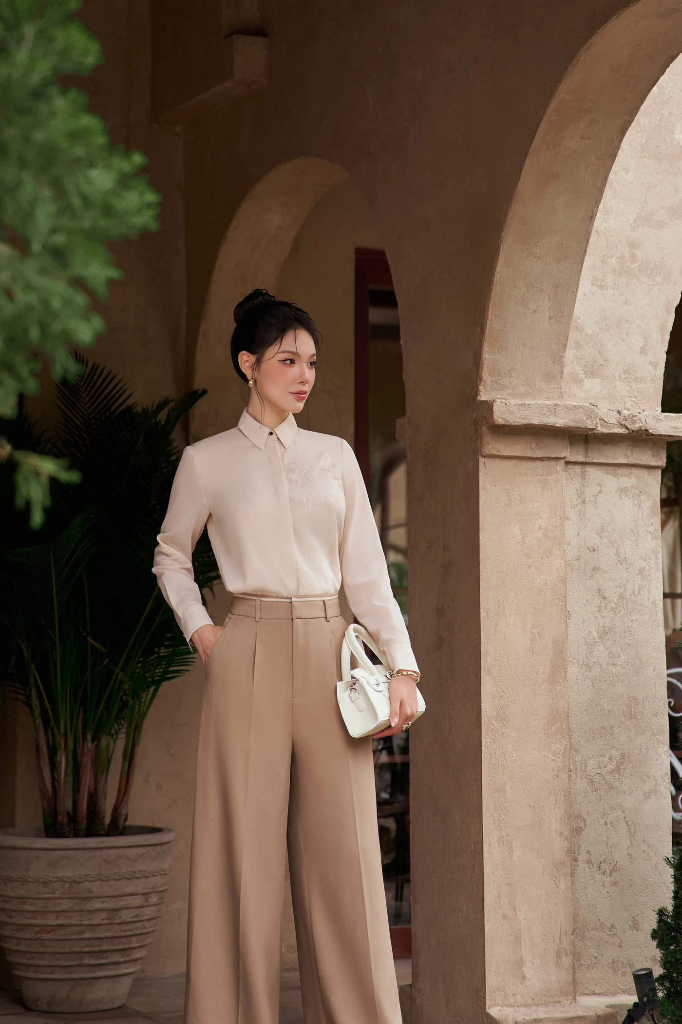 Quần suông Tuytsi Amelia