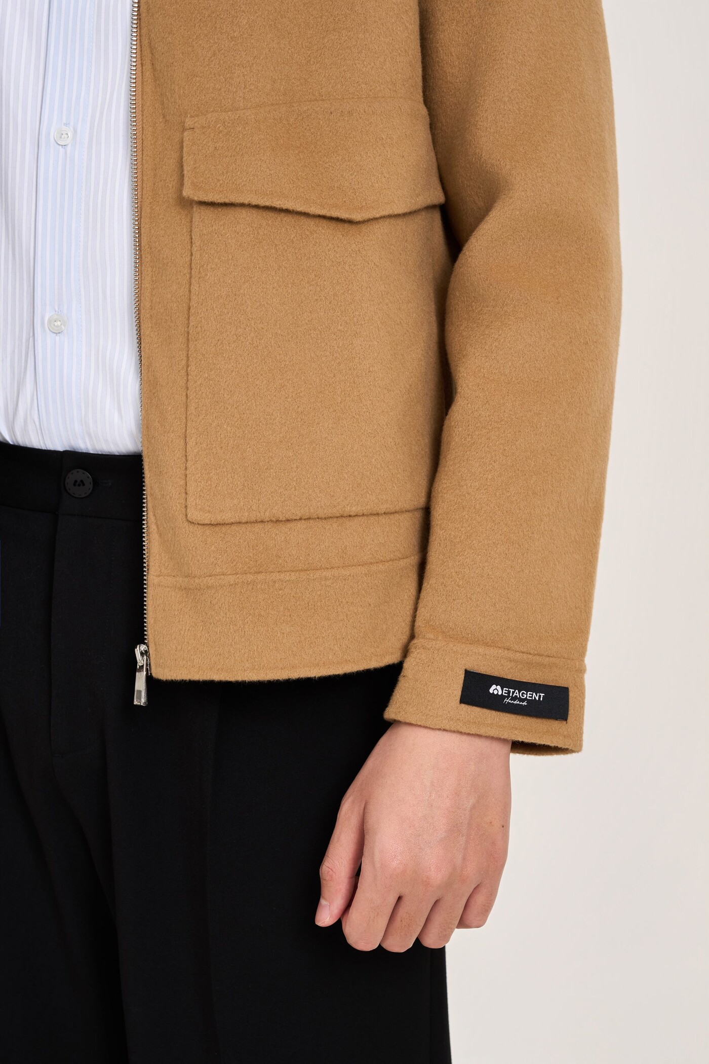 Áo khoác dạ lông cừu